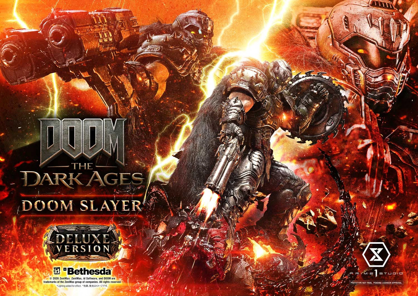 "Preventa Resina Doom Slayer  Figura DOOM: The Dark Ages   Prime 1 (Licencia) Estudio"