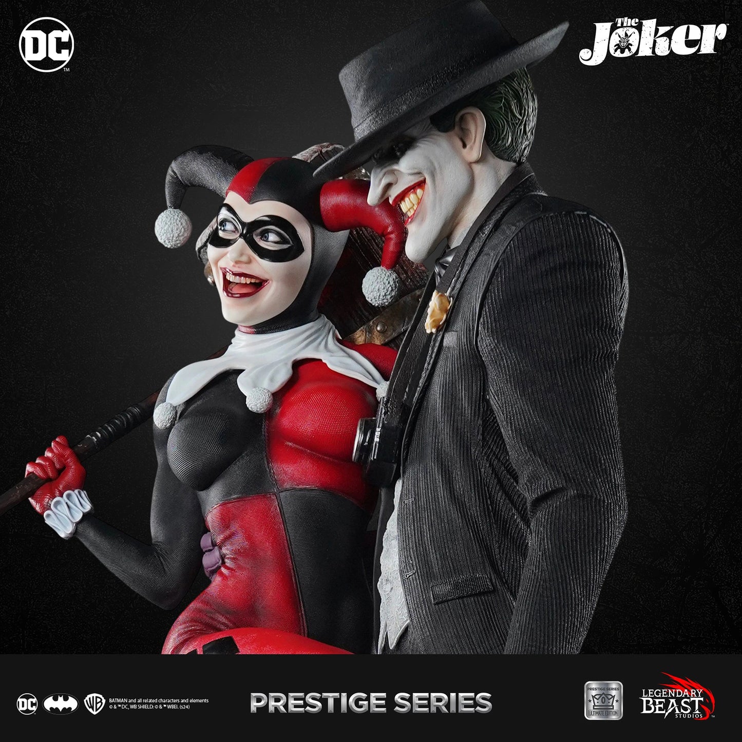 Preventa Resina Joker Figura DC Comics Legendary Beast (Licencia) Estudio