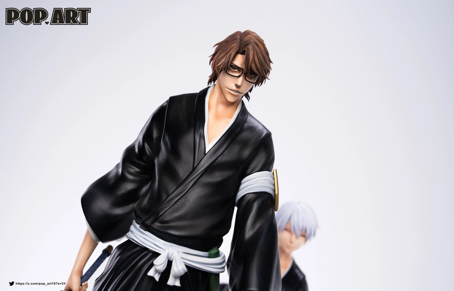 Preventa Resina Aizen & Ichimaru Gin Figura Bleach POP.ART  Estudio