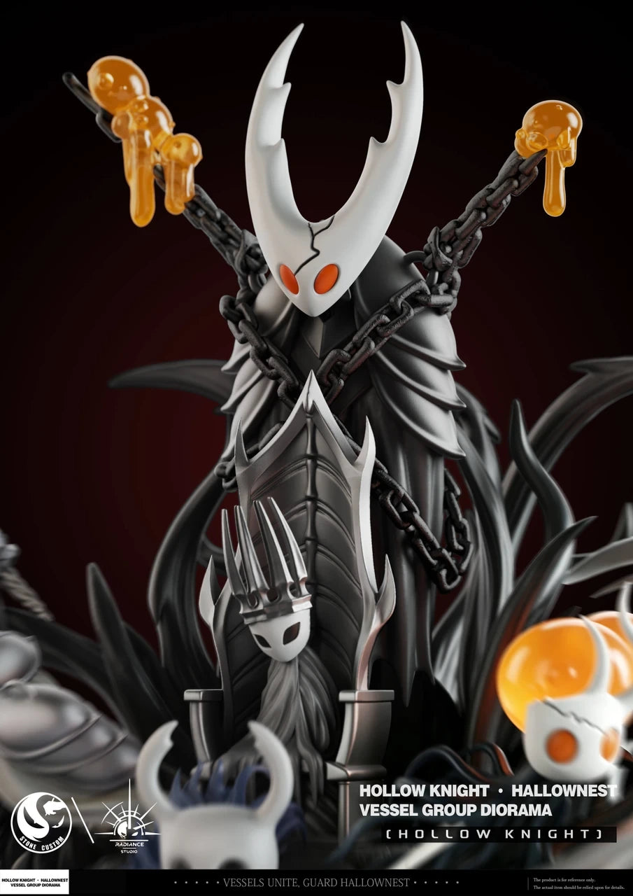 Preventa Resina Hallownest Vessel Group Figura Hollow Knight Stone Custom x Radiance  Estudio