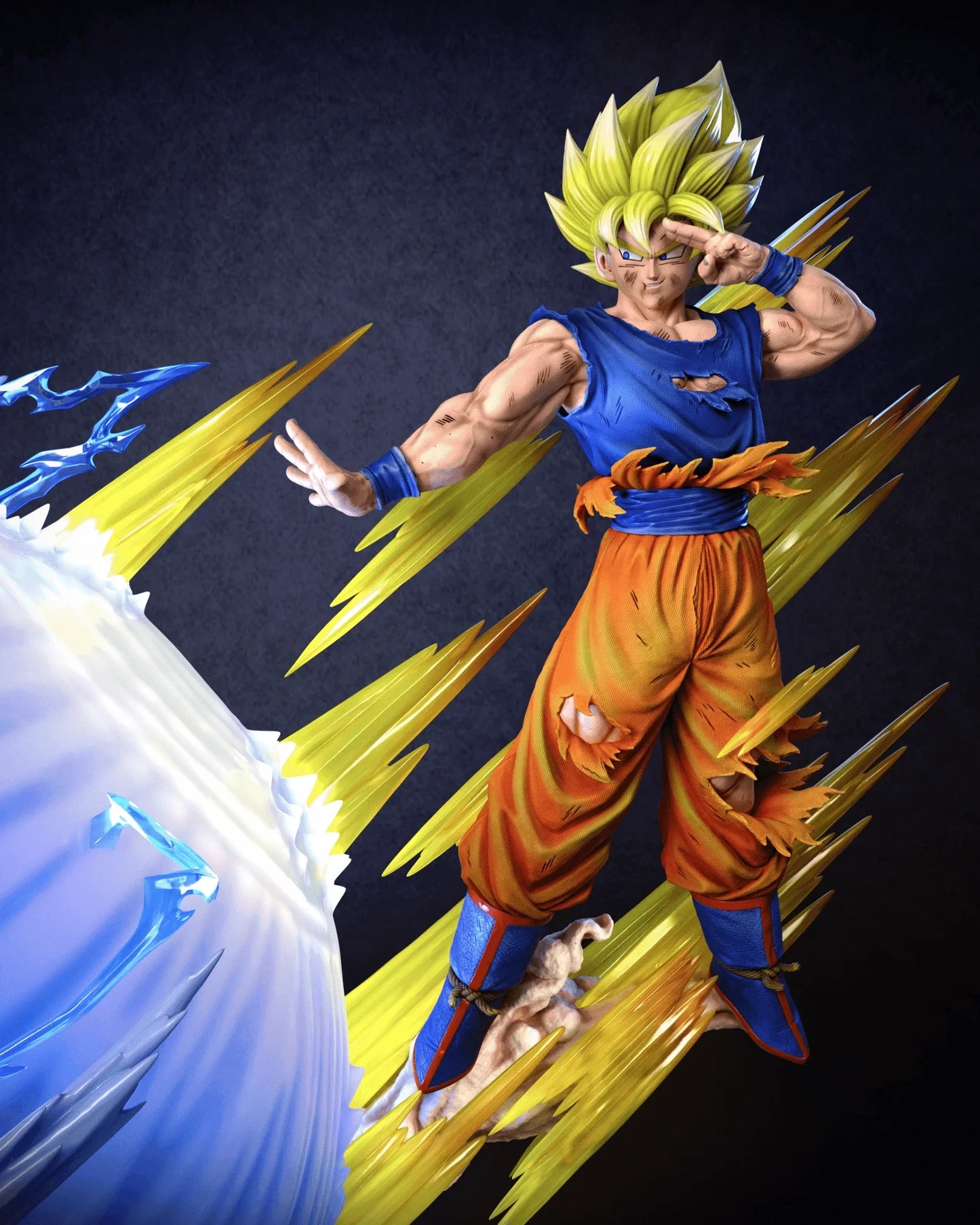 Preventa Resina Goku vs Kid Buu Figura Dragon Ball 1/4 KD Collectibles  Estudio