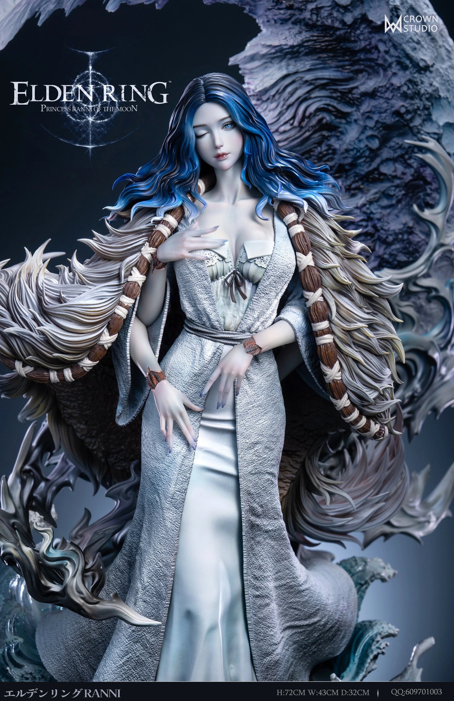 Preventa Resina Ranni Figura Elden Ring Crow Estudio