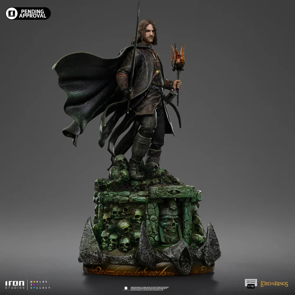 "Preventa Resina Aragorn Figura El señor de los anillos  Iron (Licencia) Estudio"