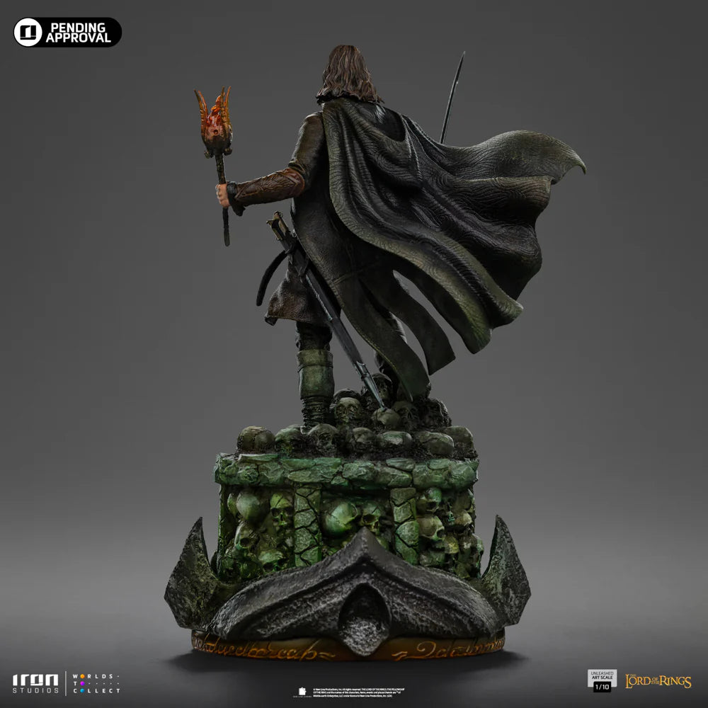 "Preventa Resina Aragorn Figura El señor de los anillos  Iron (Licencia) Estudio"
