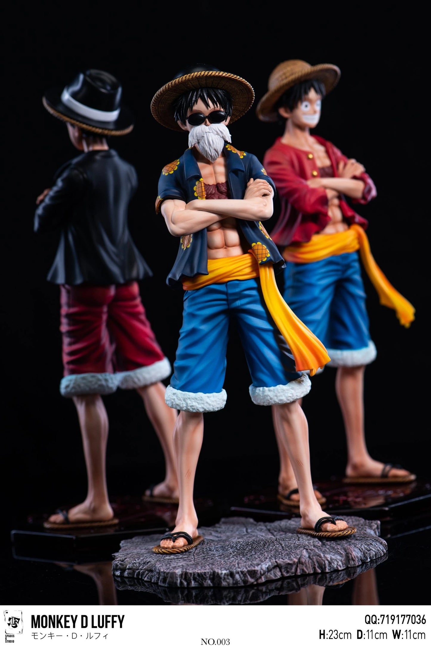 Preventa Resina Monkey D. Luffy Figura One Piece Spades K Estudio