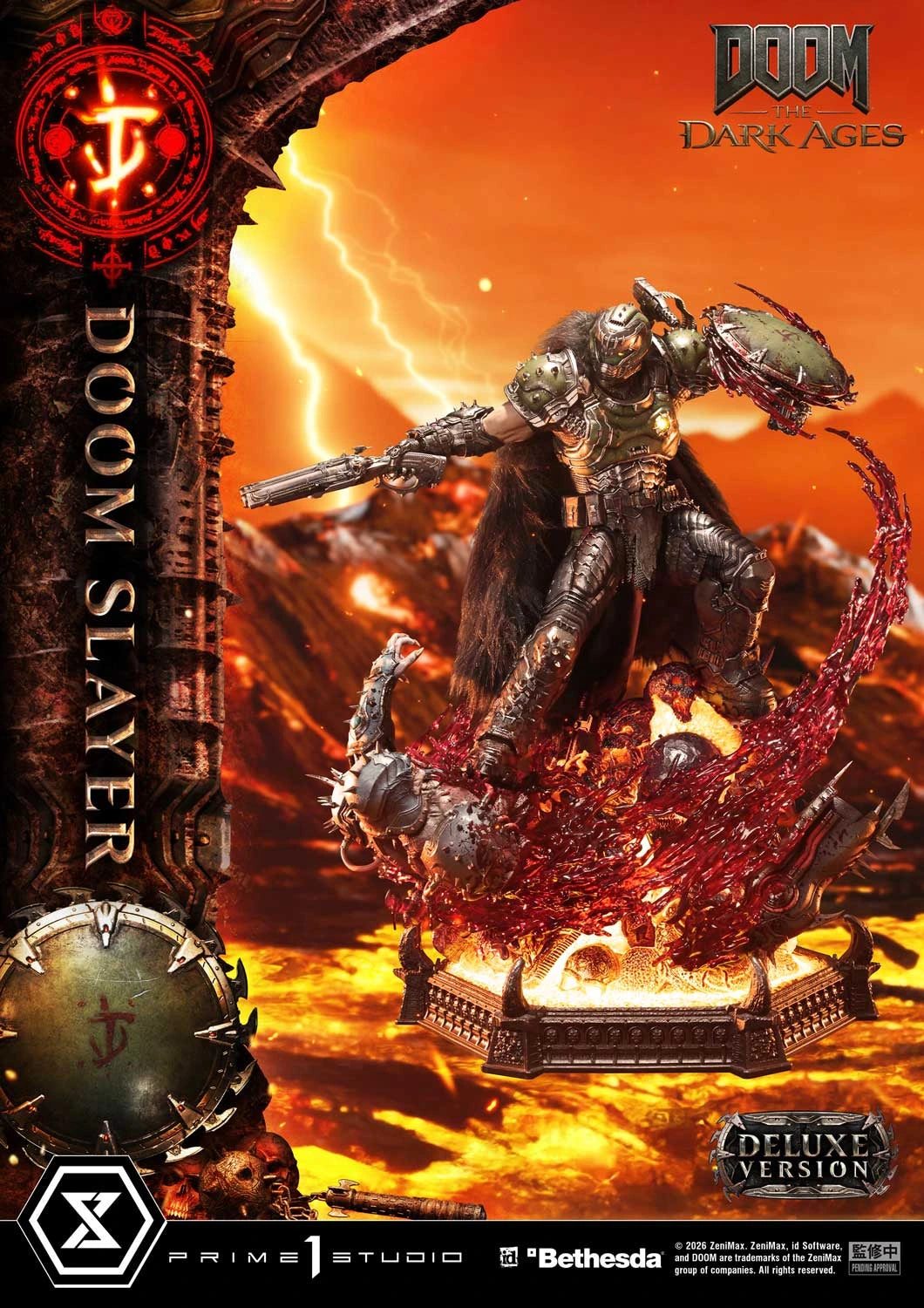 "Preventa Resina Doom Slayer  Figura DOOM: The Dark Ages   Prime 1 (Licencia) Estudio"