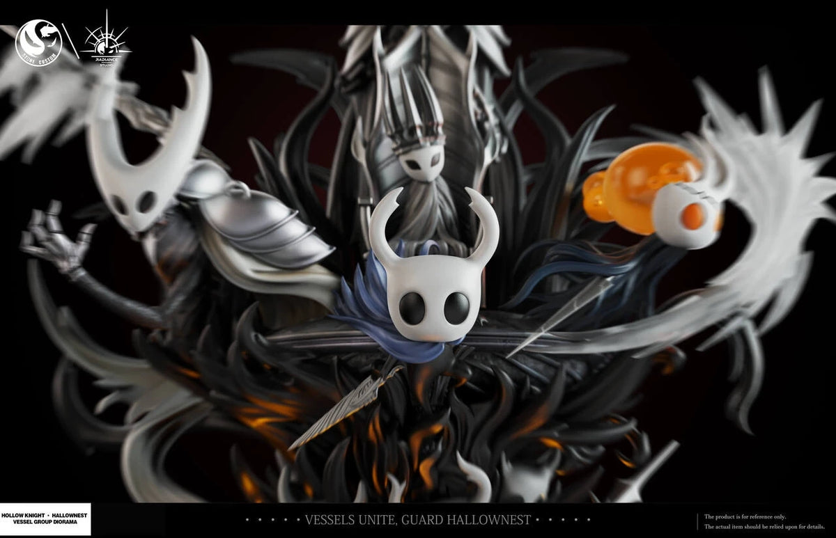 Preventa Resina Hallownest Vessel Group Figura Hollow Knight Stone Custom x Radiance  Estudio