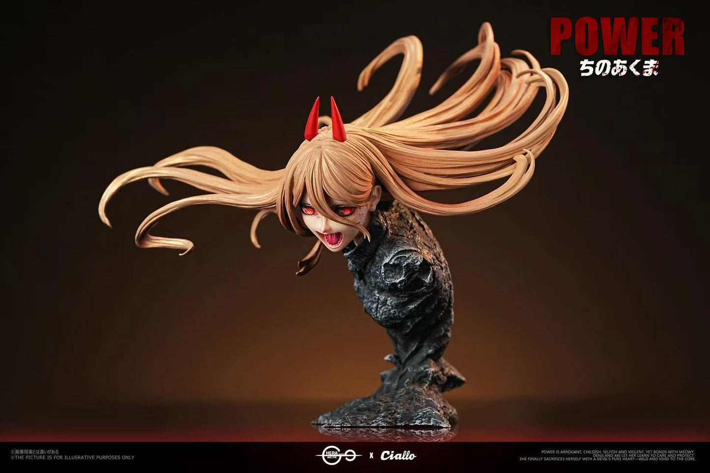 Preventa Resina Power Figura Chainsaw Man Hera x Ciallo Estudio