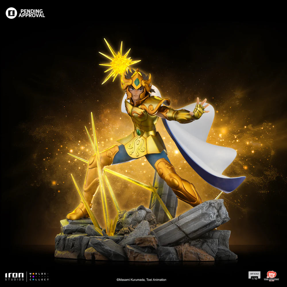 Preventa Resina Aiolia de Leo Figura Caballeros del Zodiako Iron (Licencia) Estudio