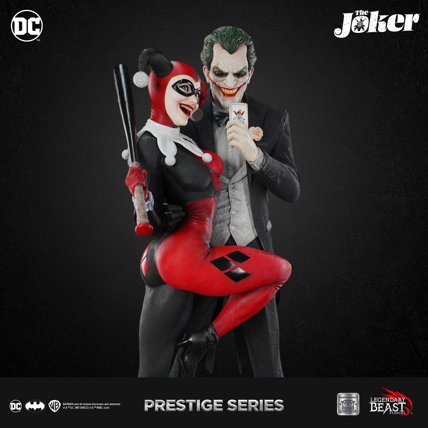 Preventa Resina Joker Figura DC Comics Legendary Beast (Licencia) Estudio