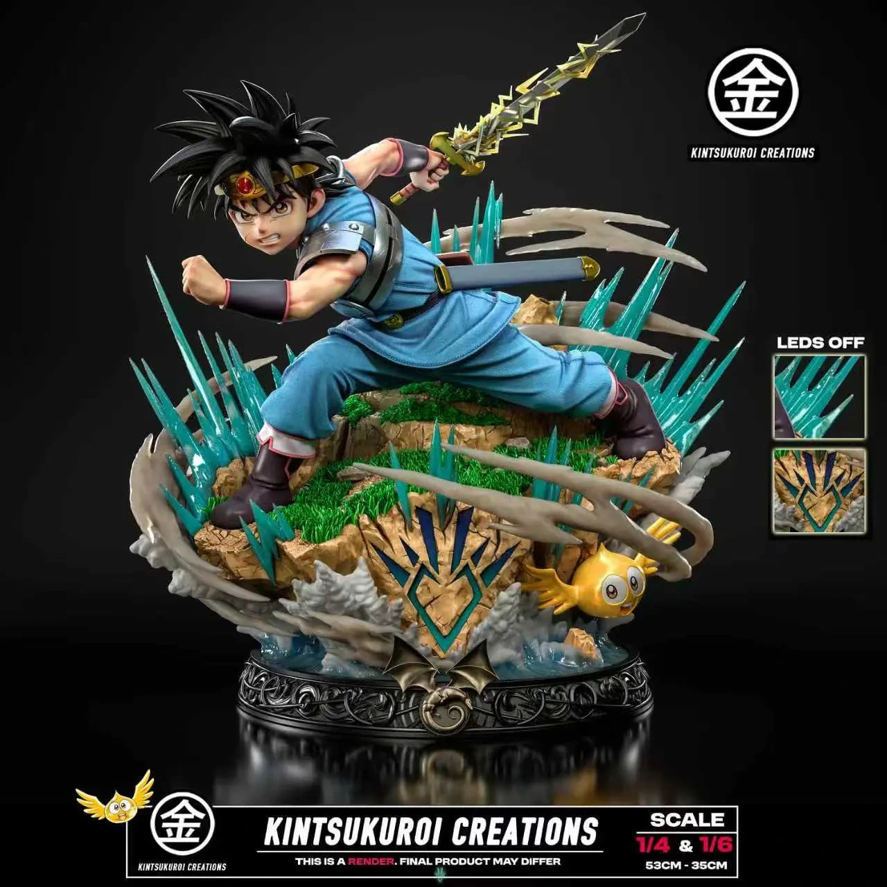 Preventa Resina Dai Figura Dragon Quest: The Adventure of Dai Kintsukuroi Creations Estudio