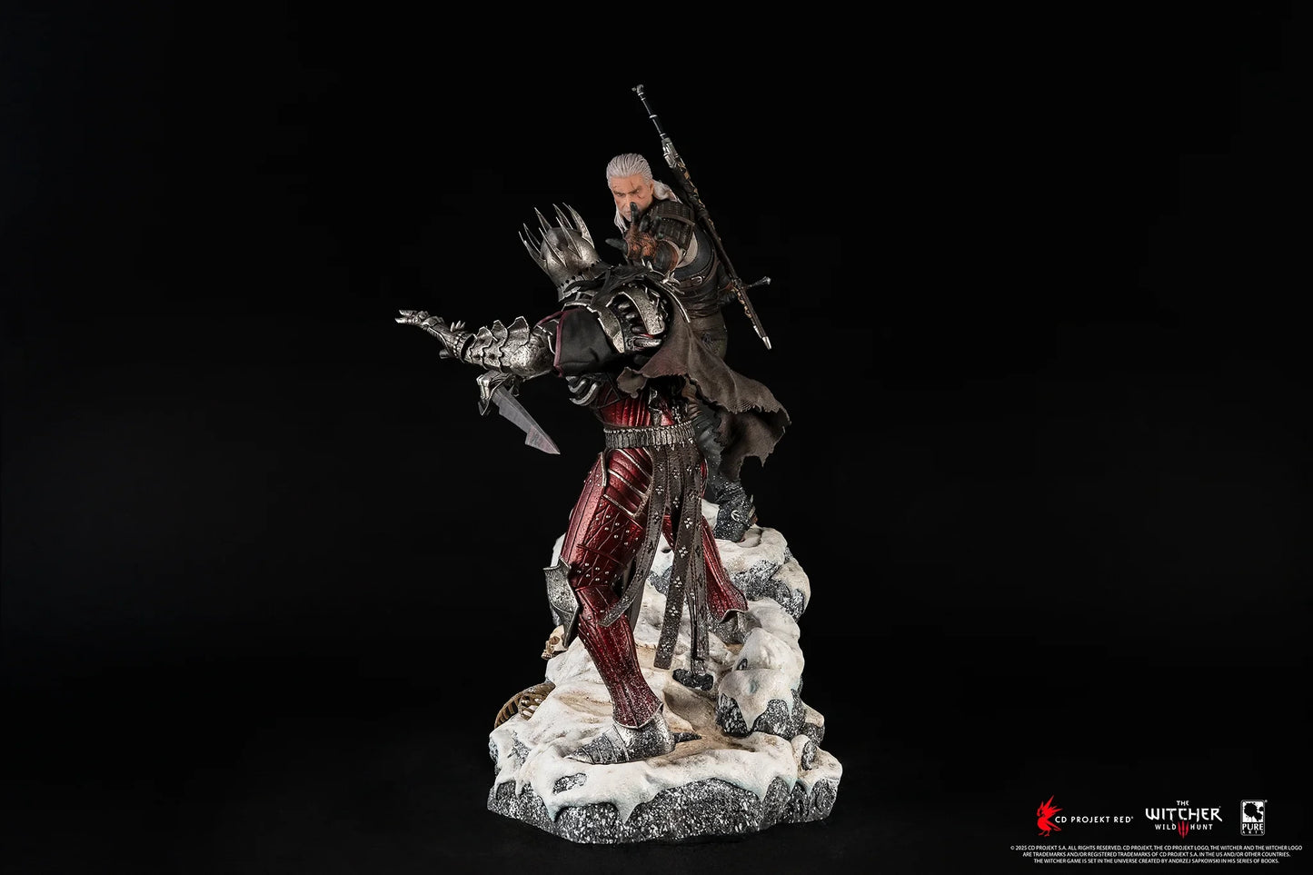 Preventa Resina Geralt vs Eredin Figura The Witcher 3 Pure Arts (Licencia) Estudio