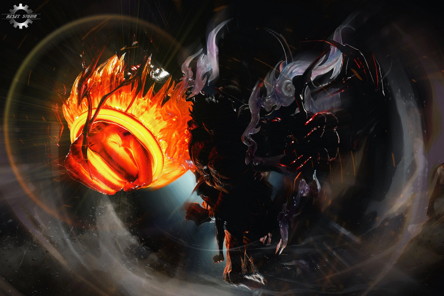 Preventa Resina Monkey D. Luffy "Bounce Man" Figura One Piece Reset  Estudio