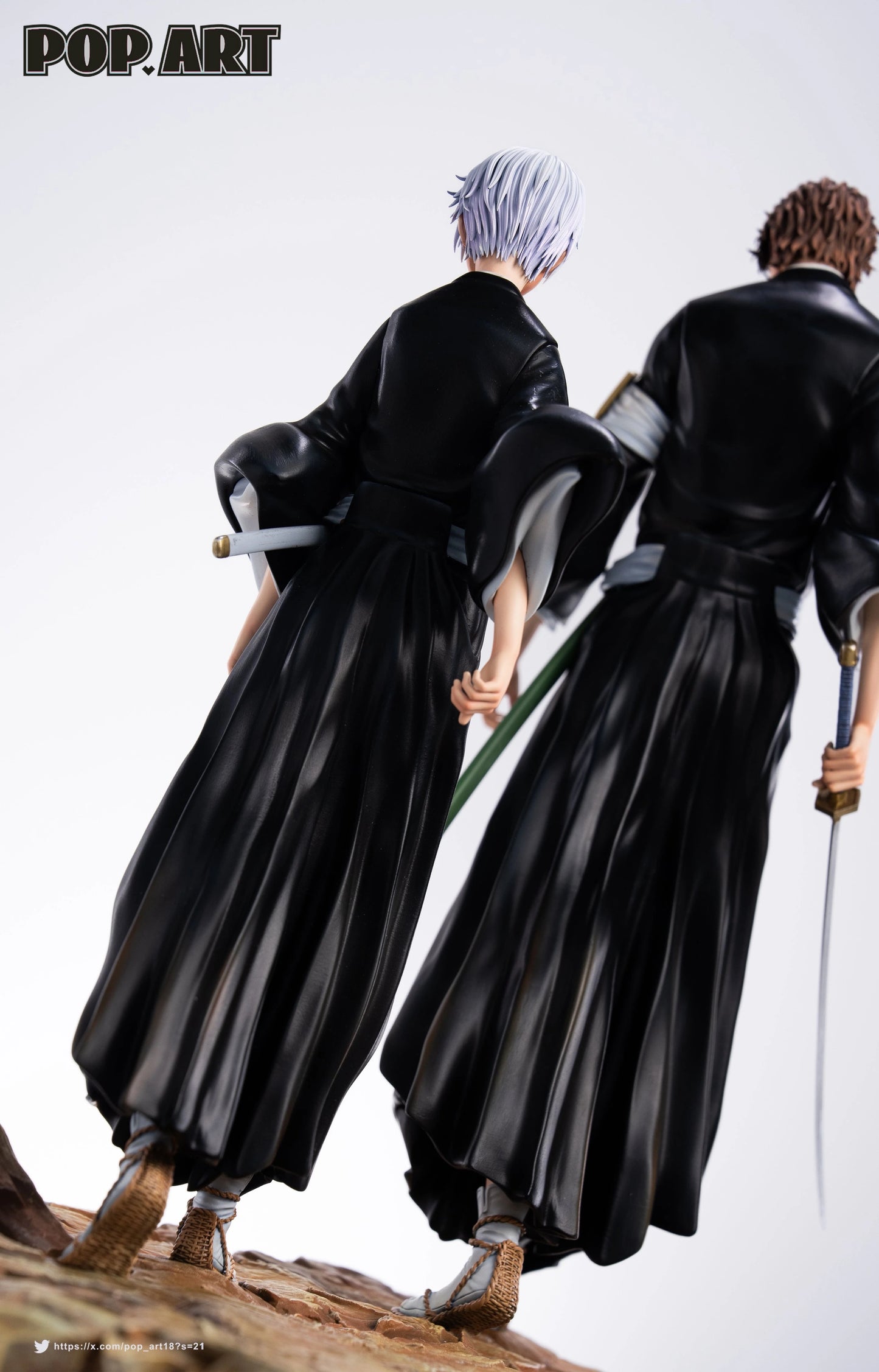 Preventa Resina Aizen & Ichimaru Gin Figura Bleach POP.ART  Estudio