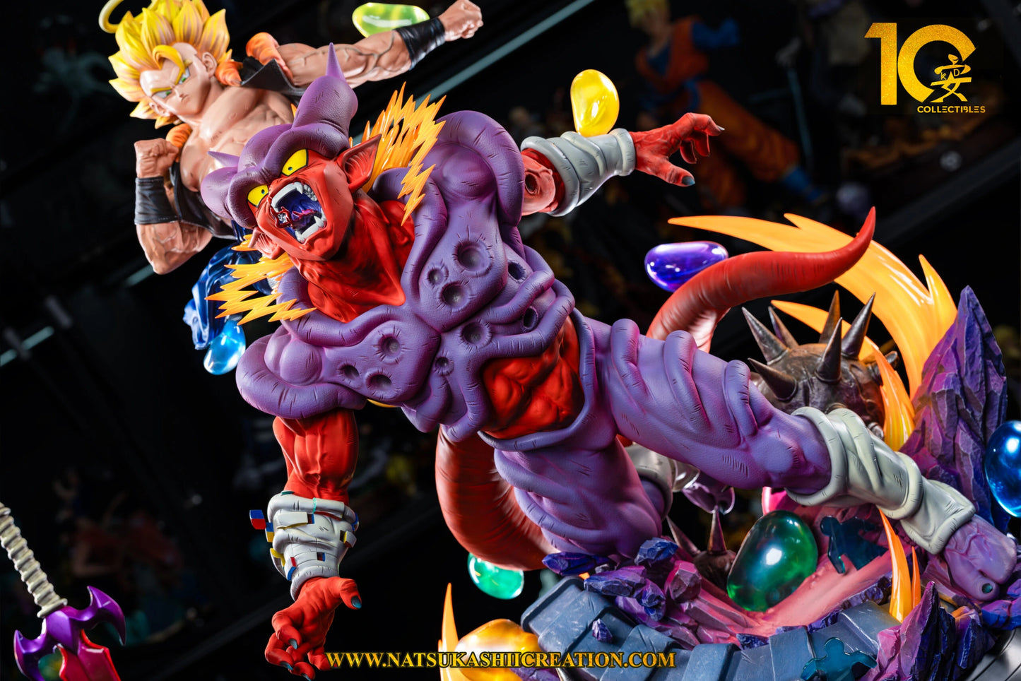 Preventa Resina Gogeta vs Janemba Figura Dragon Ball KD Collectibles  Estudio
