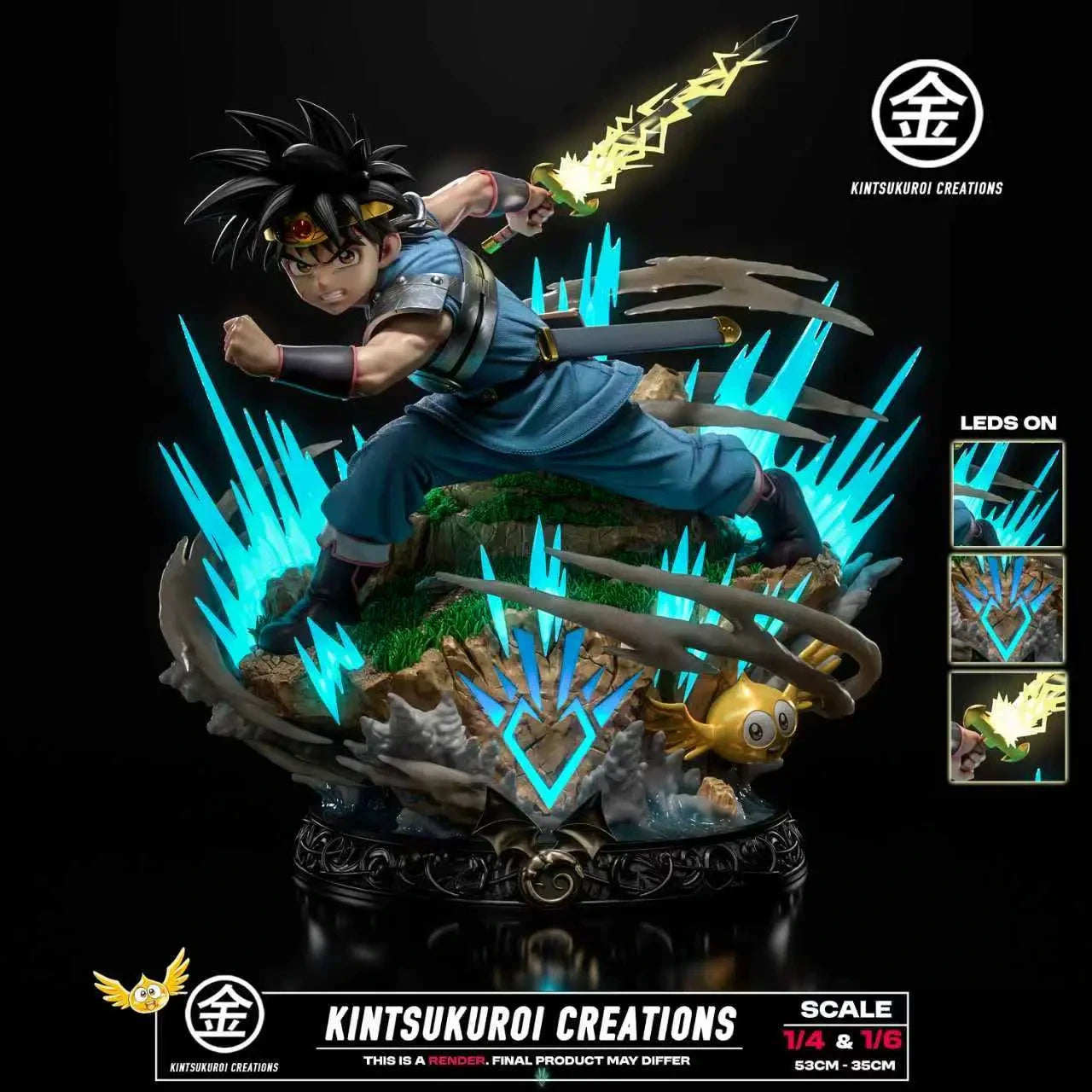Preventa Resina Dai Figura Dragon Quest: The Adventure of Dai Kintsukuroi Creations Estudio