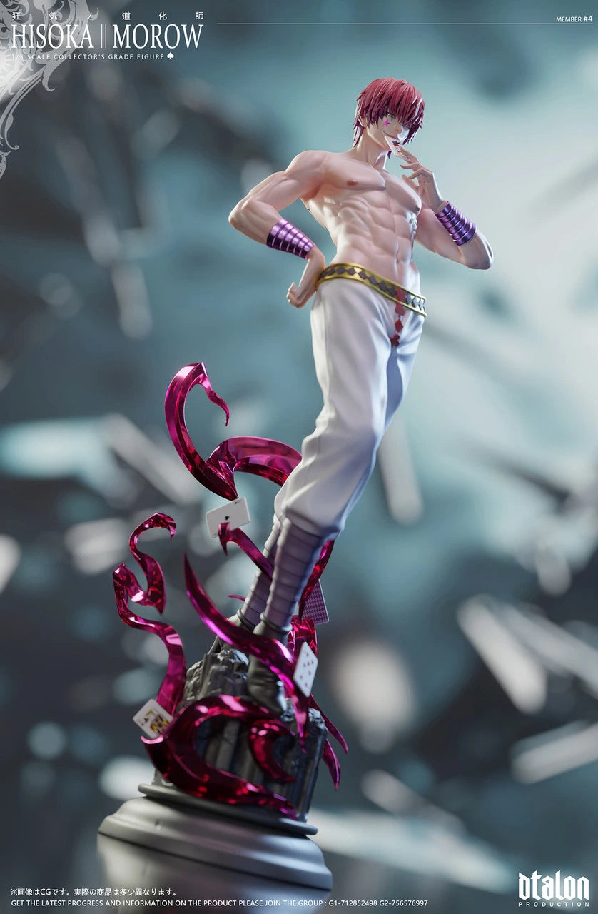 Preventa Resina Hisoka Morow Figura Hunter x Hunter DTalon Estudio