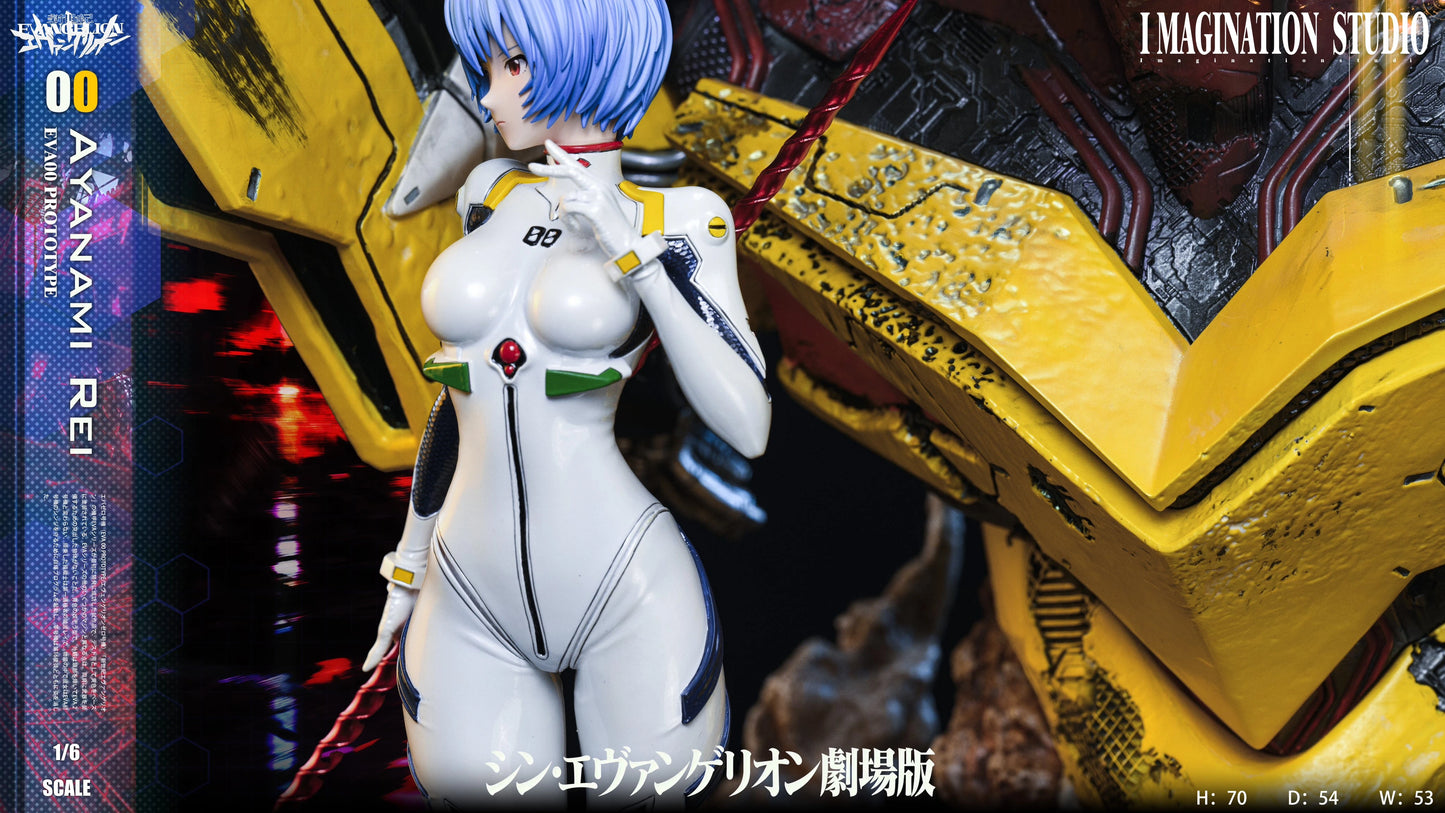 Preventa Resina Asuka Langley & Rei Ayanami Figura Evangelion Imagination Estudio