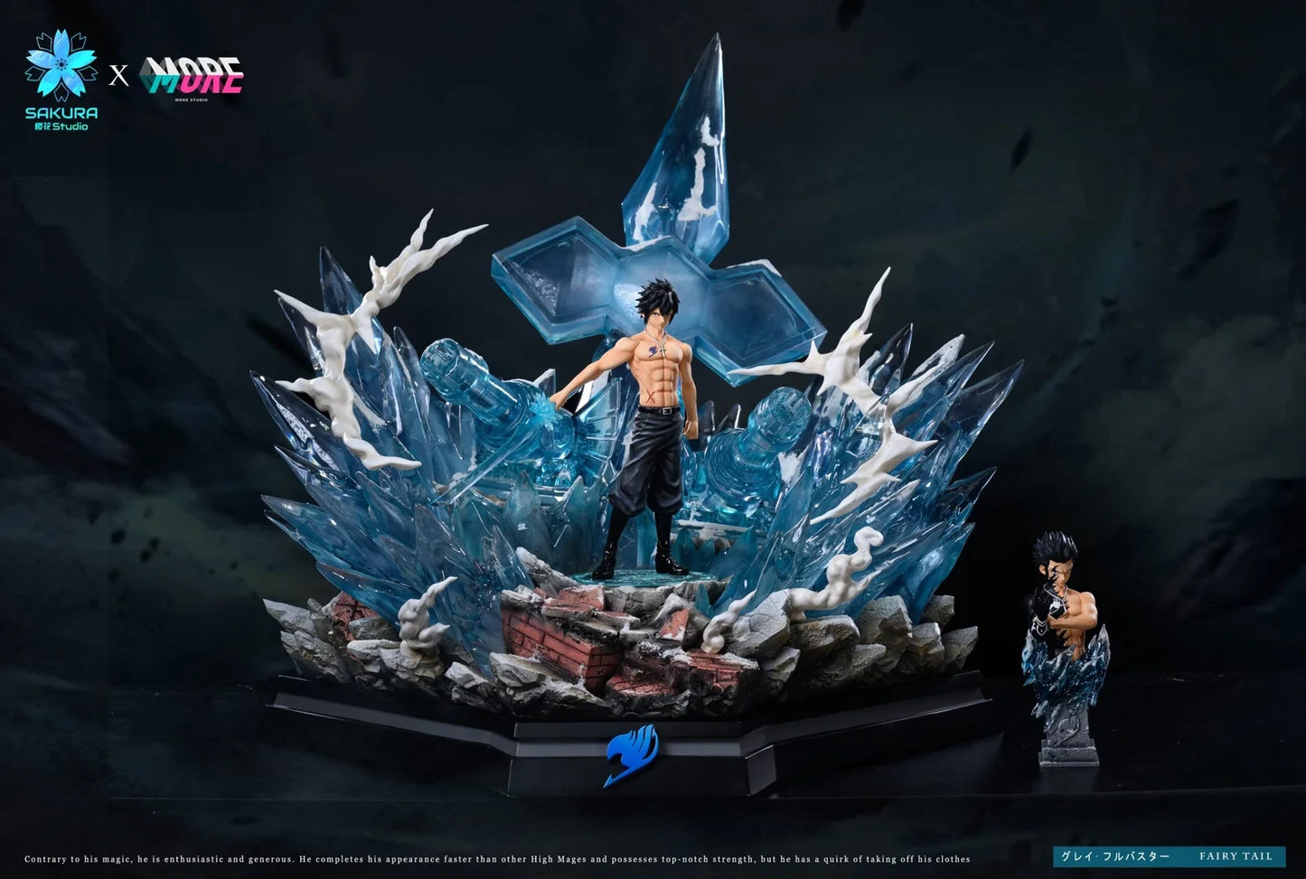 Preventa Resina Gray Fullbuster Figura Fairy Tail Sakura  Estudio