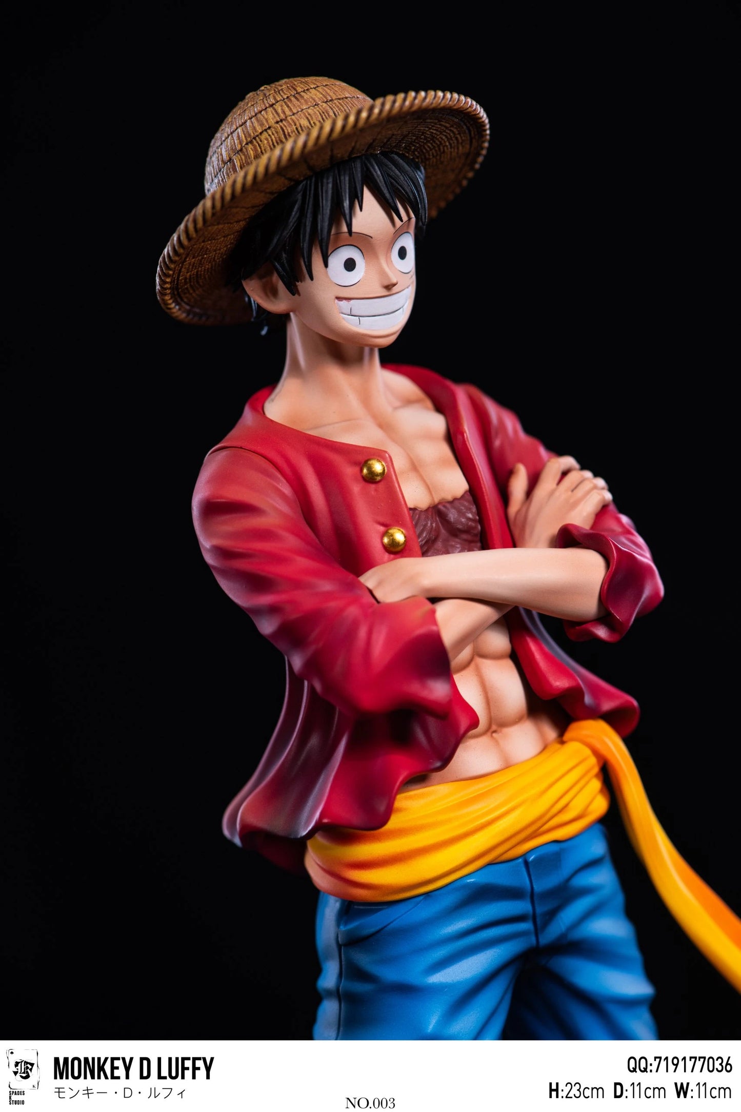 Preventa Resina Monkey D. Luffy Figura One Piece Spades K Estudio
