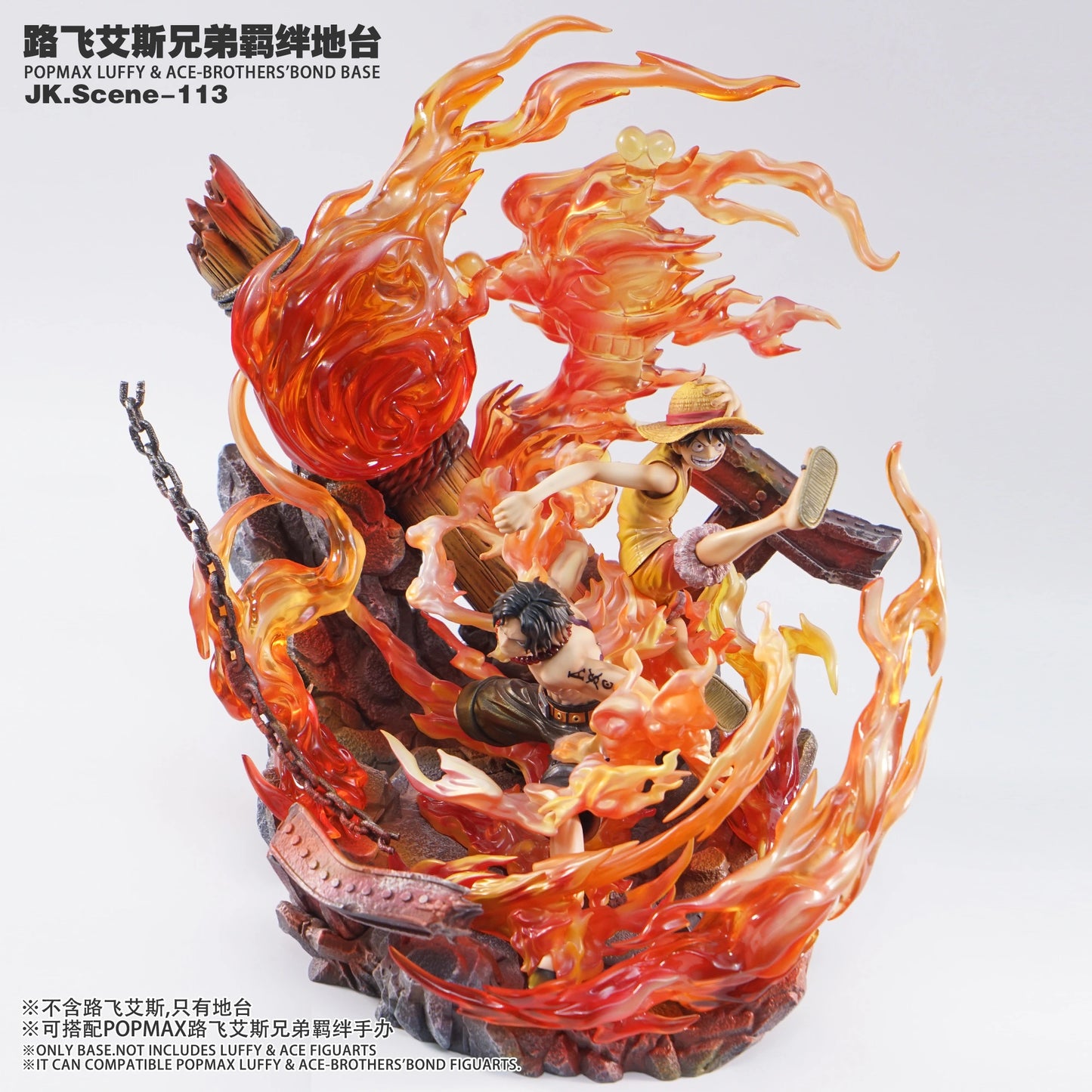 Preventa Resina Brothers Base Figura One Piece JacksDo Estudio