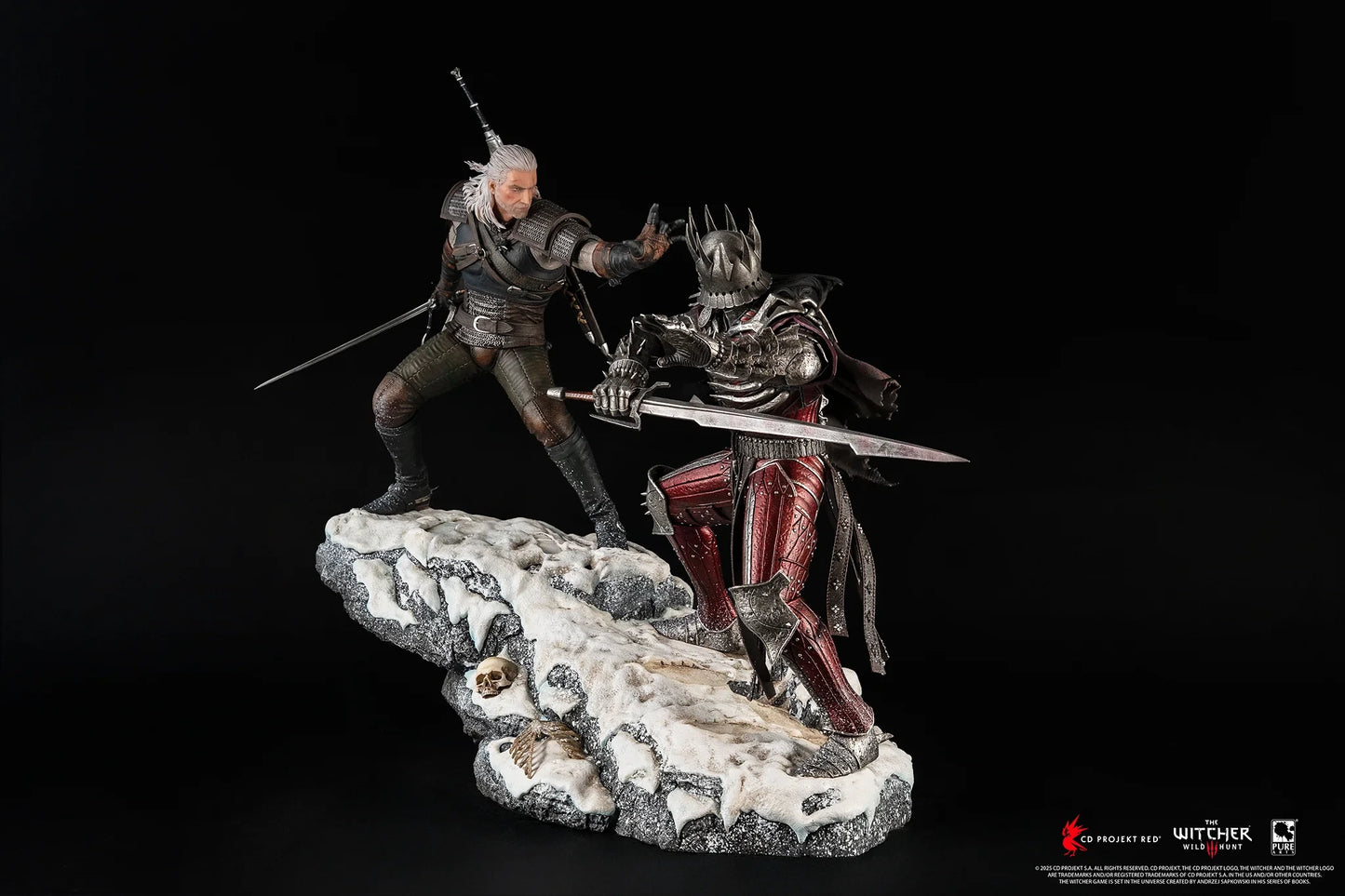 Preventa Resina Geralt vs Eredin Figura The Witcher 3 Pure Arts (Licencia) Estudio