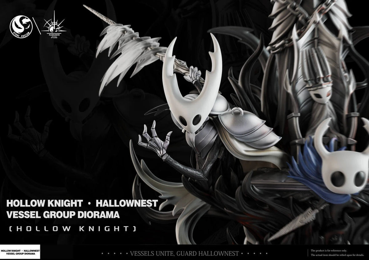 Preventa Resina Hallownest Vessel Group Figura Hollow Knight Stone Custom x Radiance  Estudio