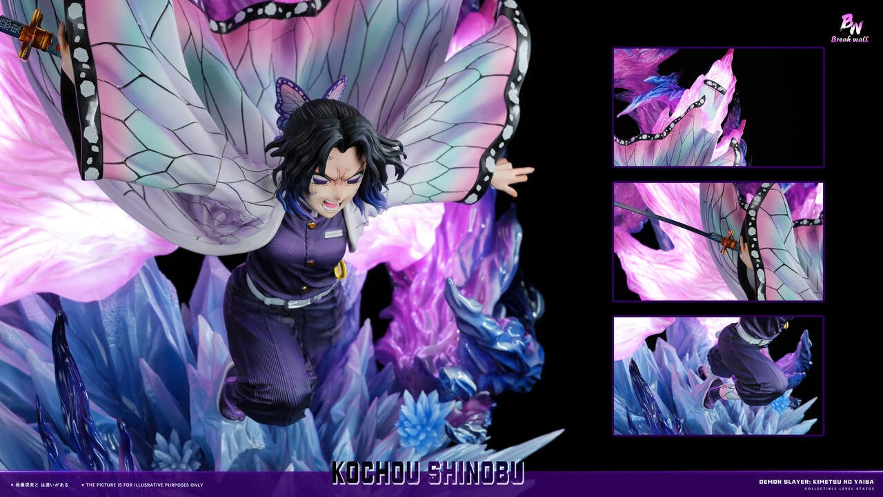 "Preventa Resina Kochou Shinobu Figura Demon Slayer: Kimetsu no Yaiba  1/6 Breakwall Estudio"