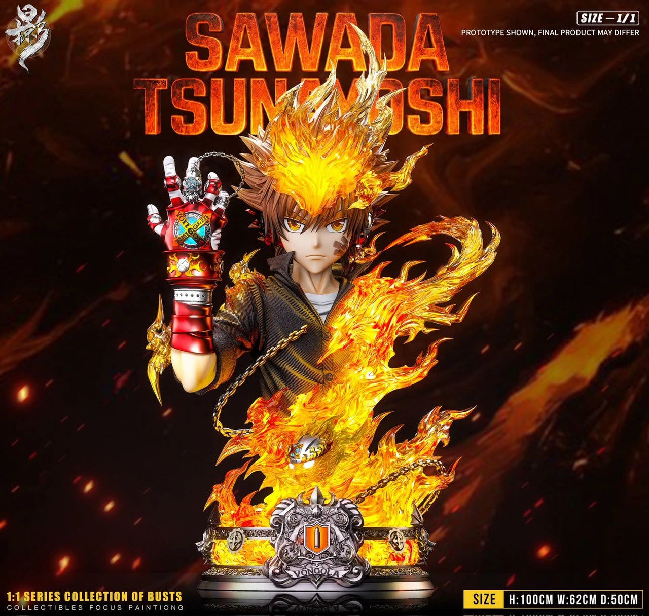 "Preventa Resina Tsunayoshi Sawada Figura Katekyō Hitman Reborn!  1/3 LueYing Estudio"