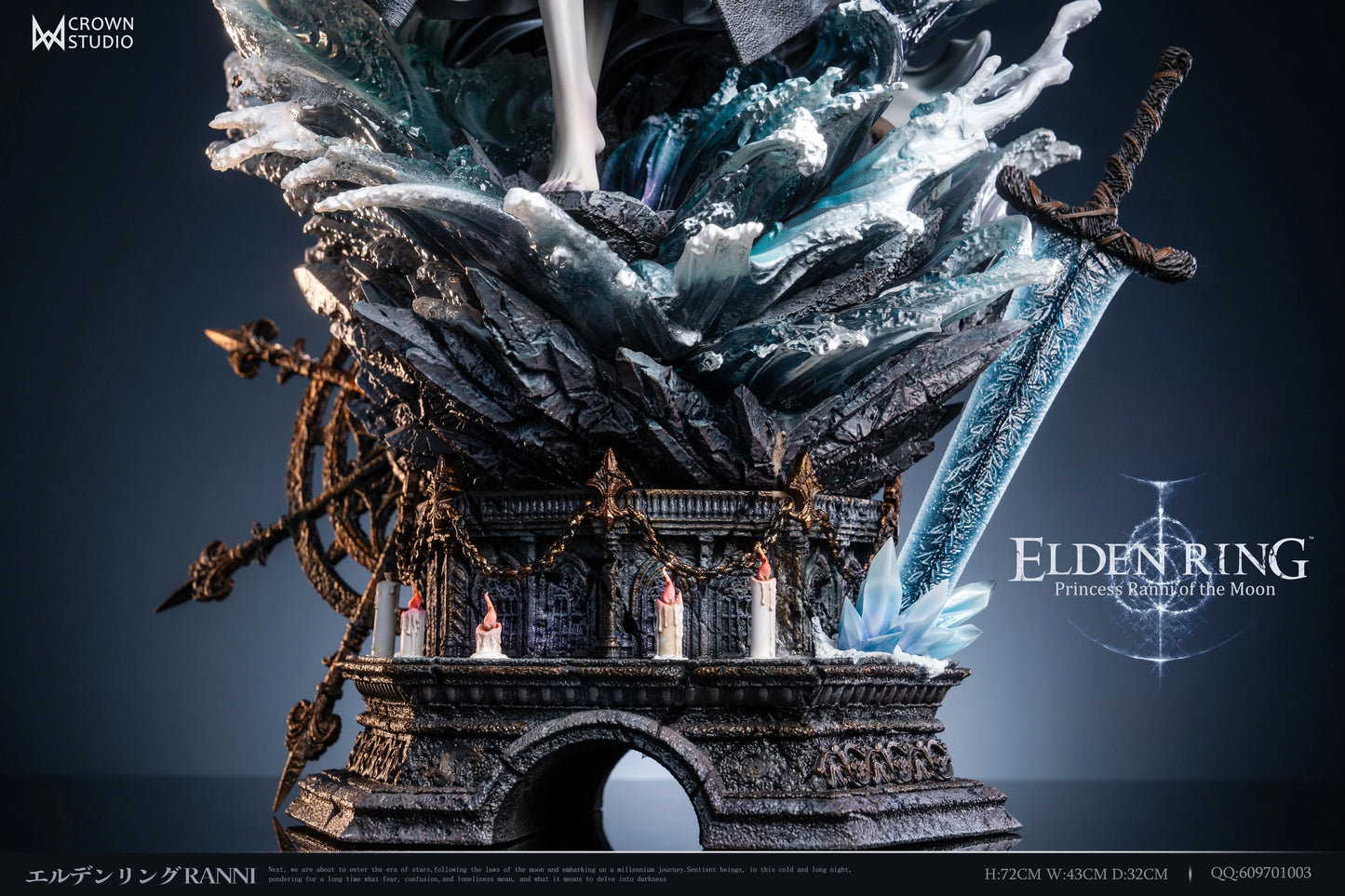 Preventa Resina Ranni Figura Elden Ring Crow Estudio