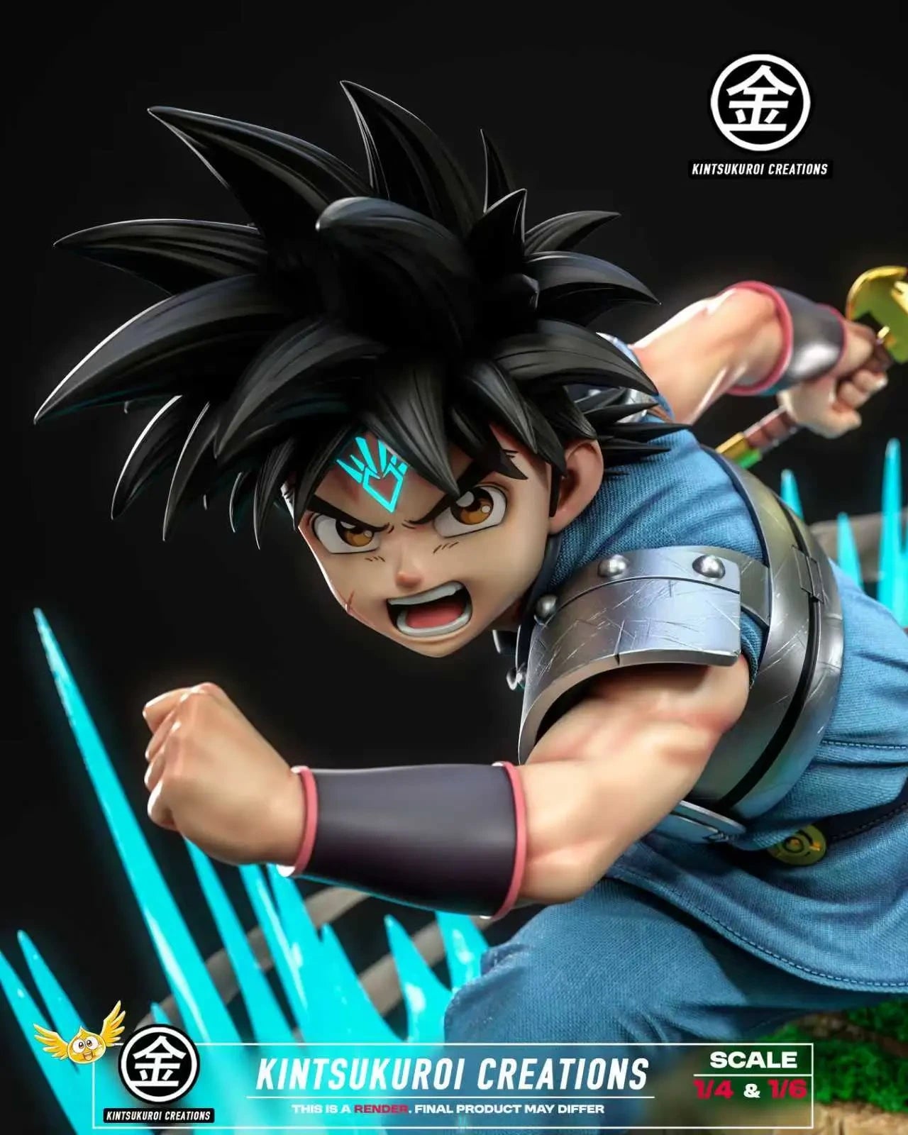 Preventa Resina Dai Figura Dragon Quest: The Adventure of Dai Kintsukuroi Creations Estudio