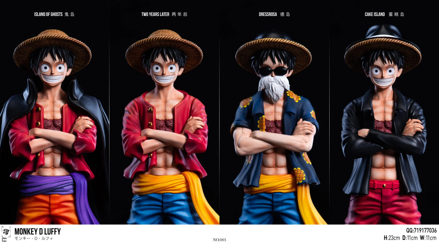 Preventa Resina Monkey D. Luffy Figura One Piece Spades K Estudio