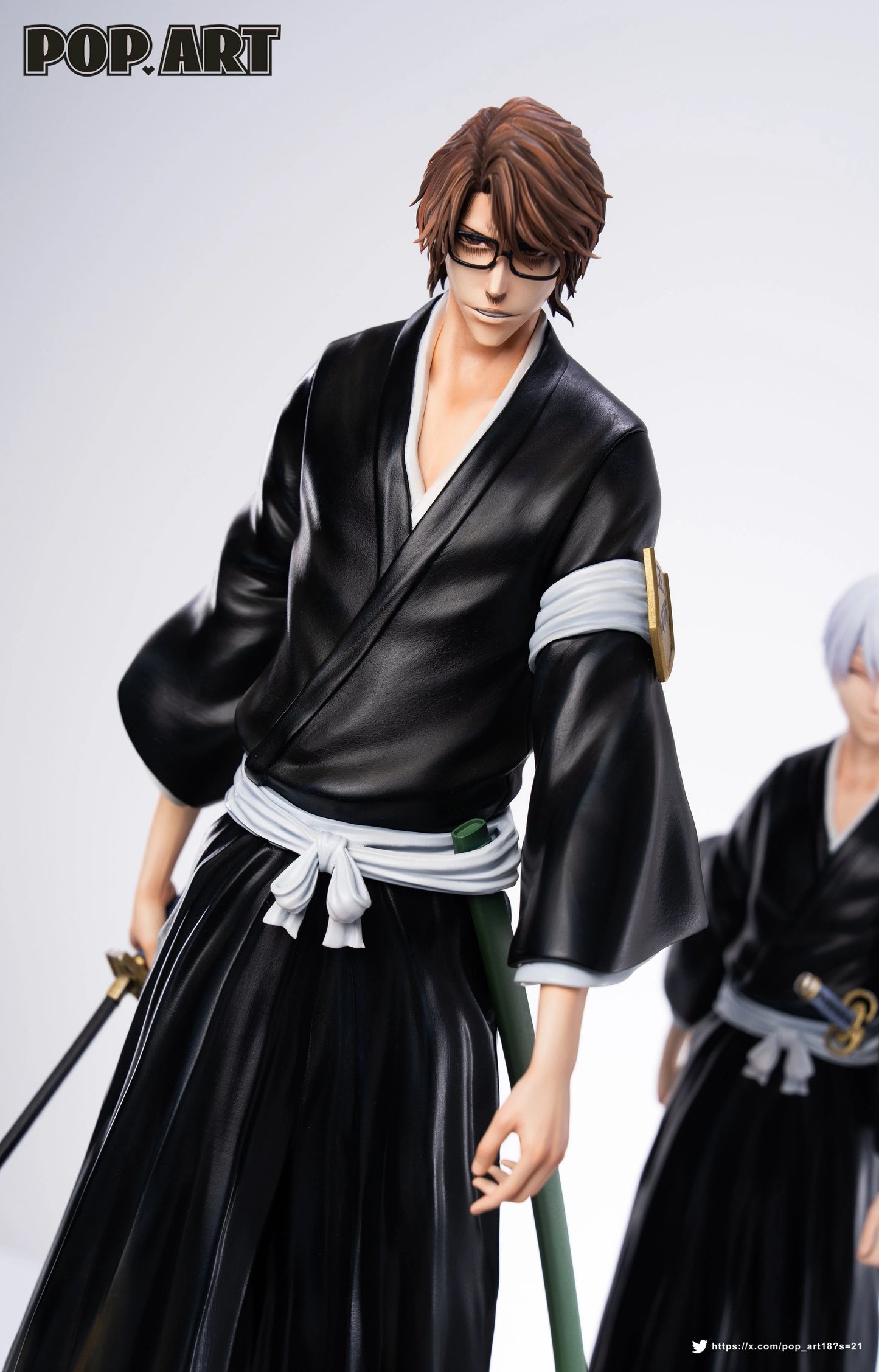 Preventa Resina Aizen & Ichimaru Gin Figura Bleach POP.ART  Estudio