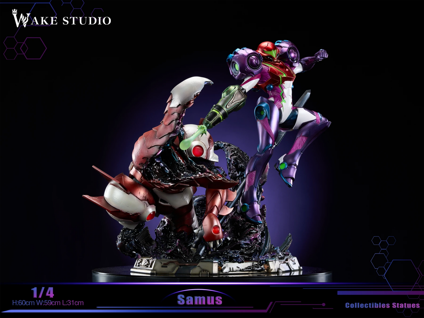 Preventa Resina Samus Figura Metroid Wake Estudio