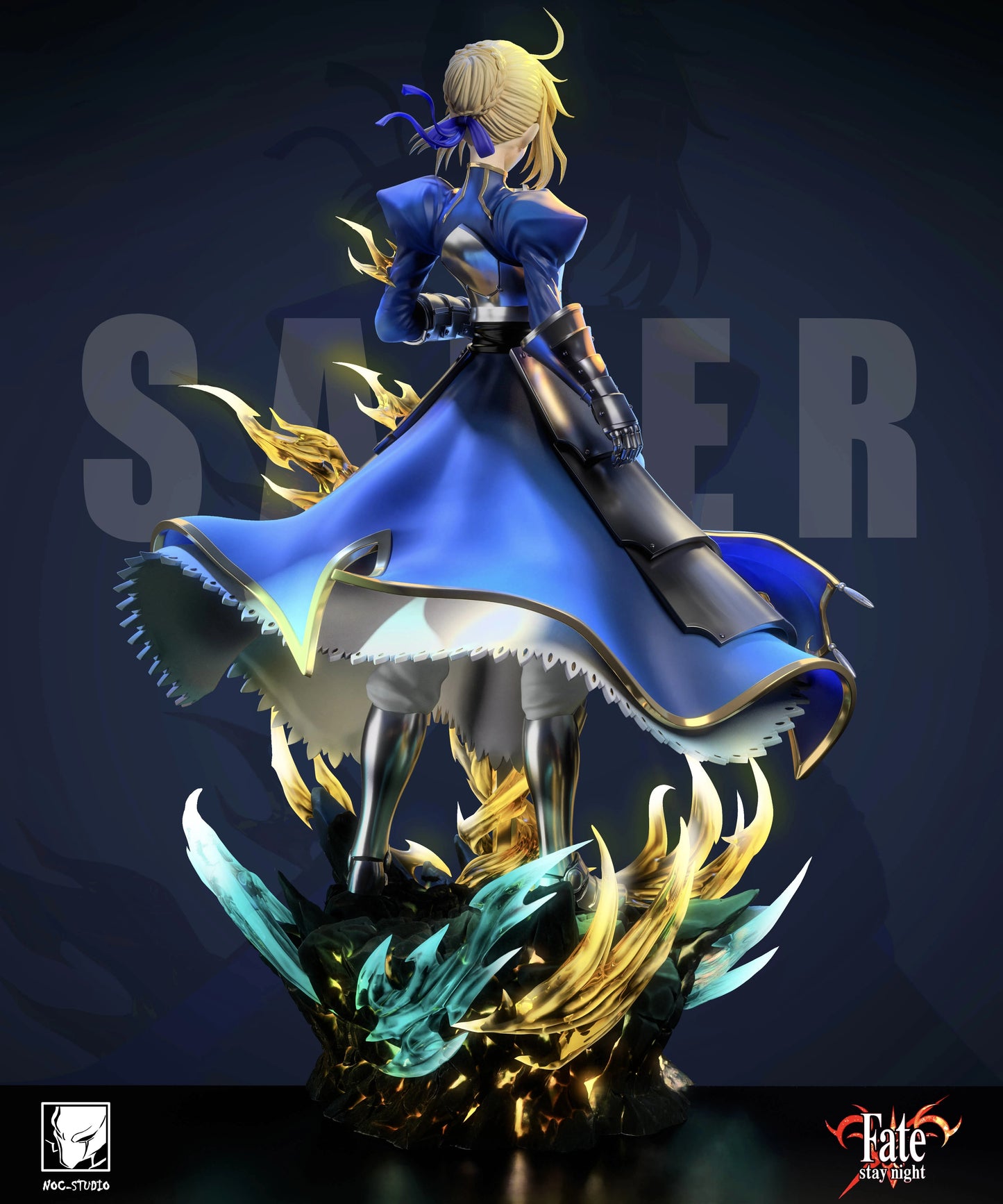 Preventa Resina Artoria Pendragon Figura Fate/Stay Night Noc Estudio