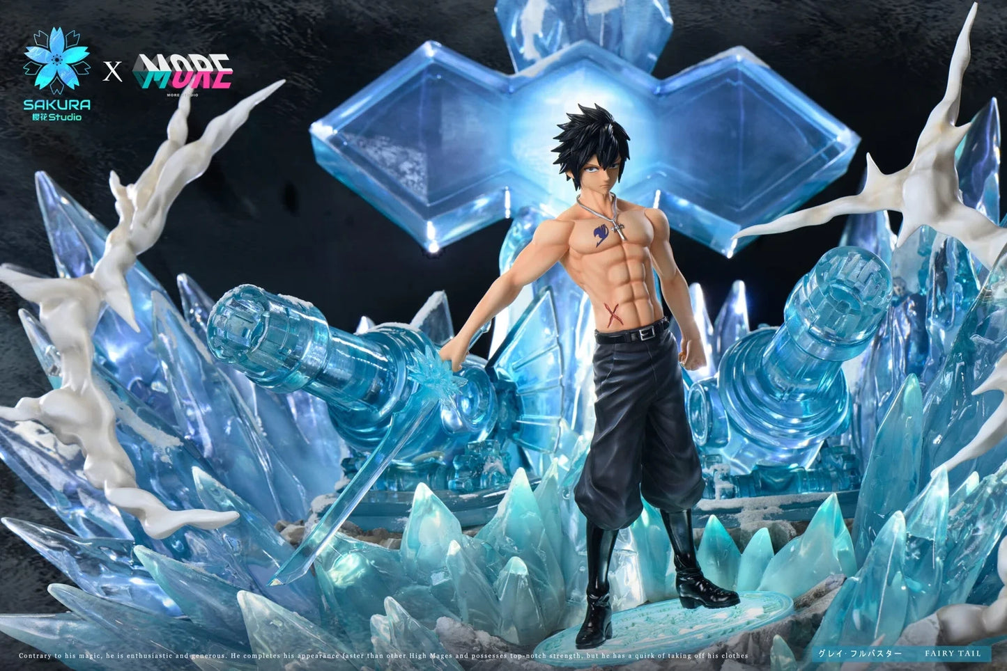 Preventa Resina Gray Fullbuster Figura Fairy Tail Sakura  Estudio