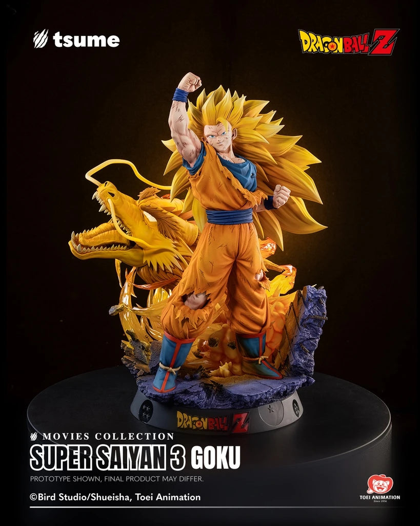 Preventa Resina Goku Super Saiyan 3 Figura Dragon Ball 1/4 Tsume Art Estudio (Licencia)