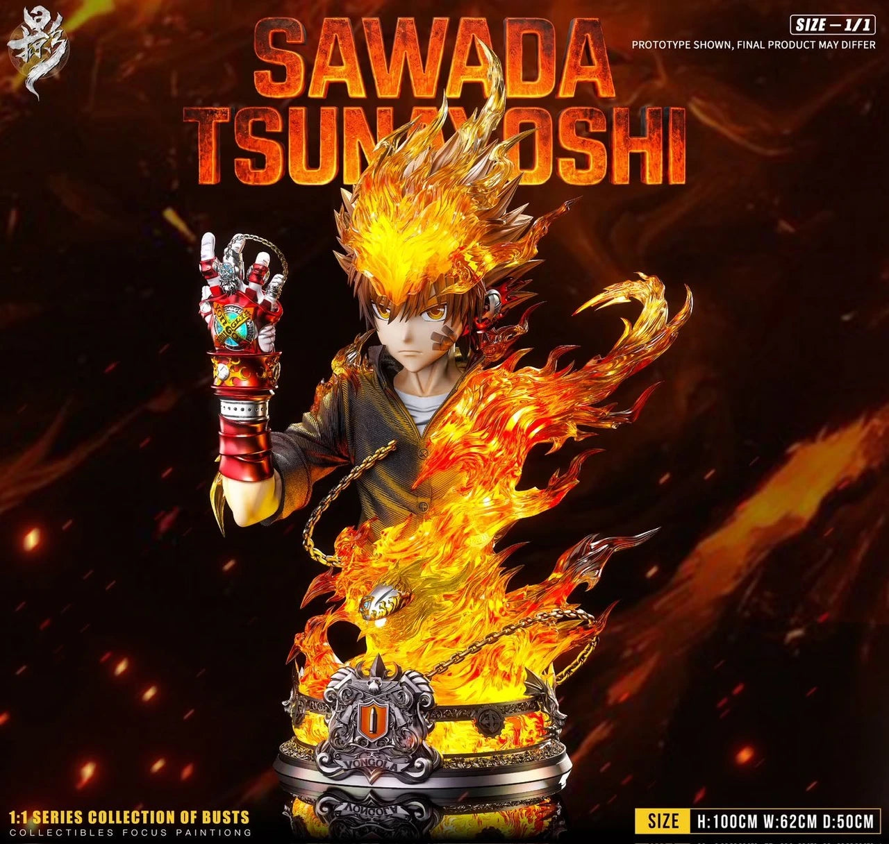 "Preventa Resina Tsunayoshi Sawada Figura Katekyō Hitman Reborn!  1/3 LueYing Estudio"