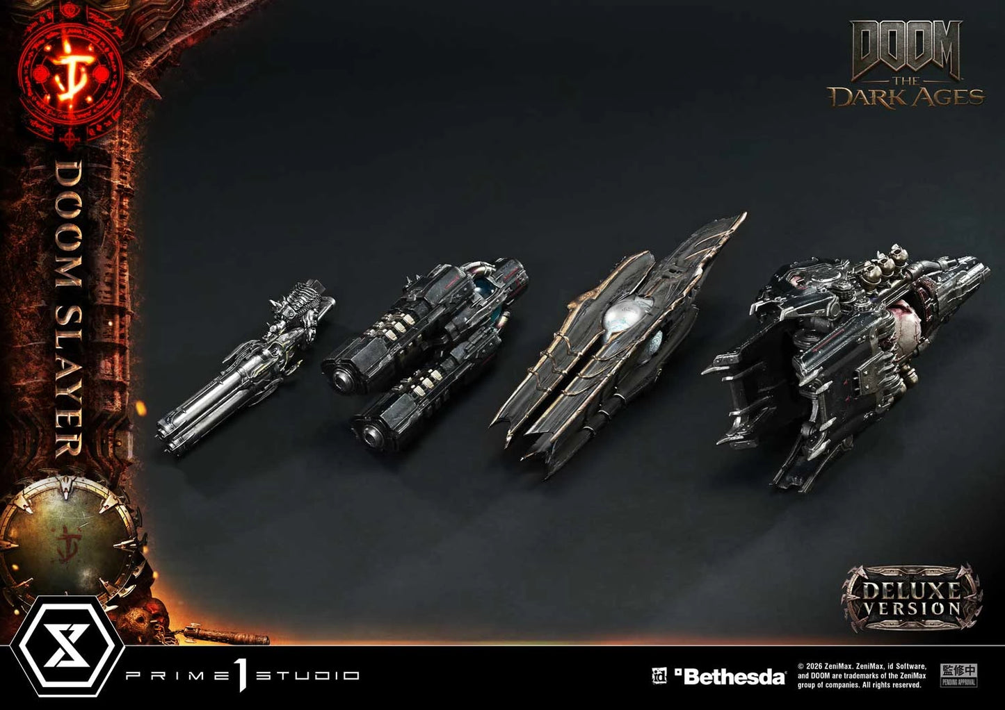 "Preventa Resina Doom Slayer  Figura DOOM: The Dark Ages   Prime 1 (Licencia) Estudio"