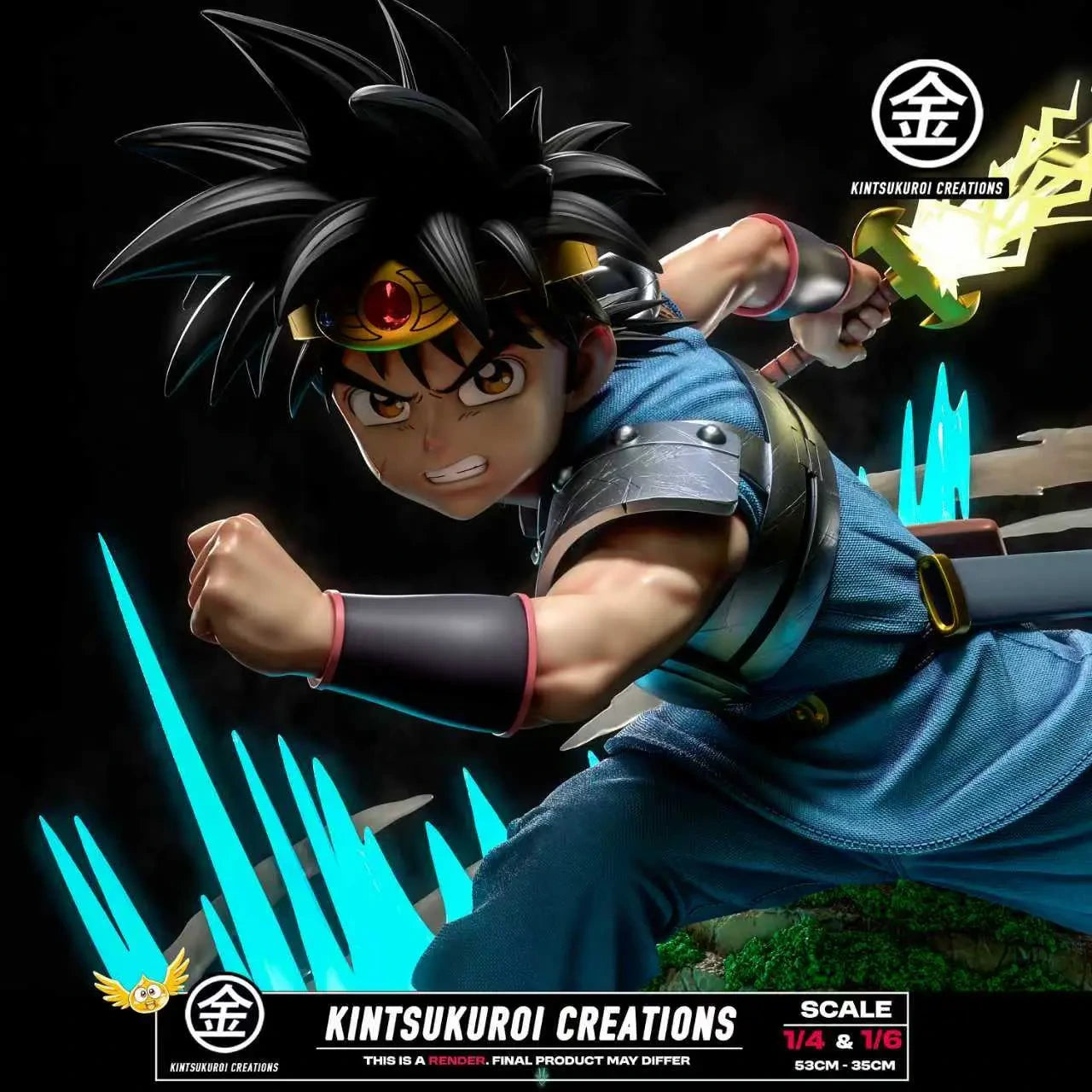 Preventa Resina Dai Figura Dragon Quest: The Adventure of Dai Kintsukuroi Creations Estudio