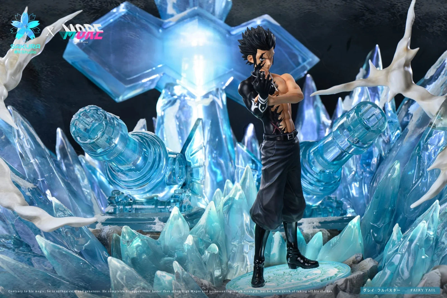 Preventa Resina Gray Fullbuster Figura Fairy Tail Sakura  Estudio