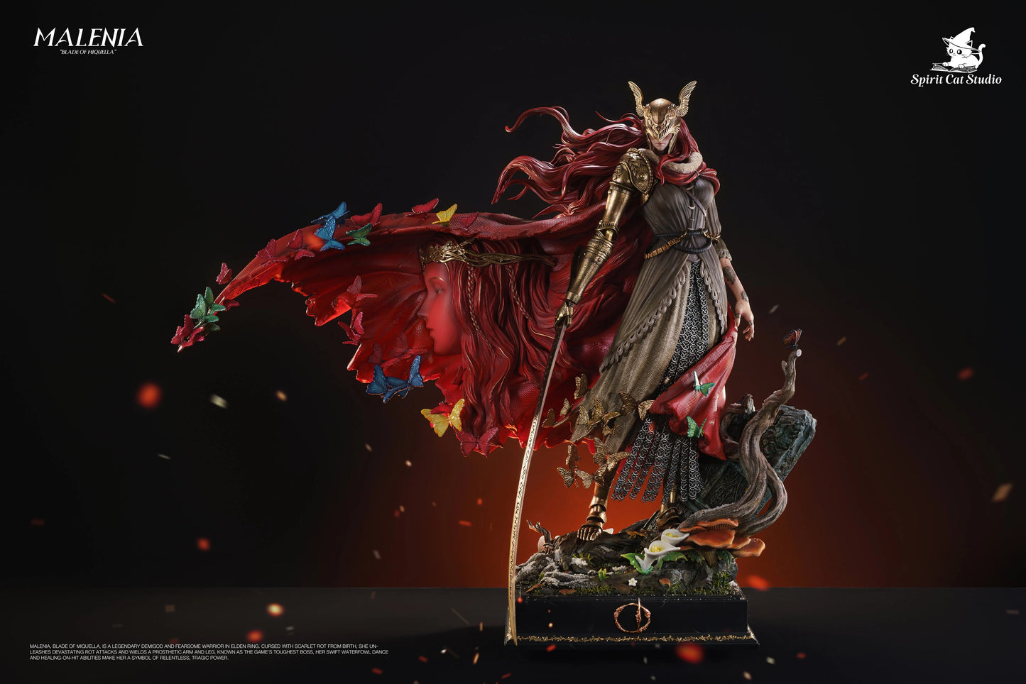 Preventa Resina Malenia Figura Elden Ring Spirit Cat Estudio
