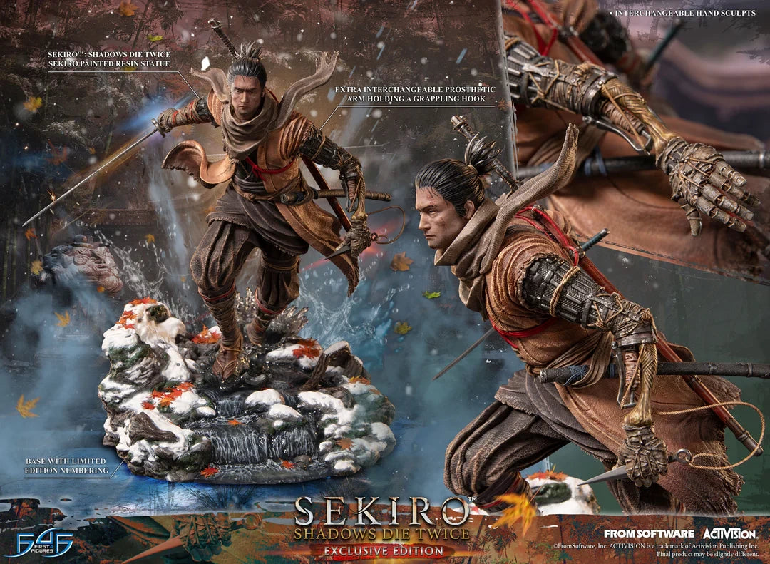 Preventa Resina Sekiro Figura Sekiro: Shadows Die Twice First4Figures (Licencia) Estudio
