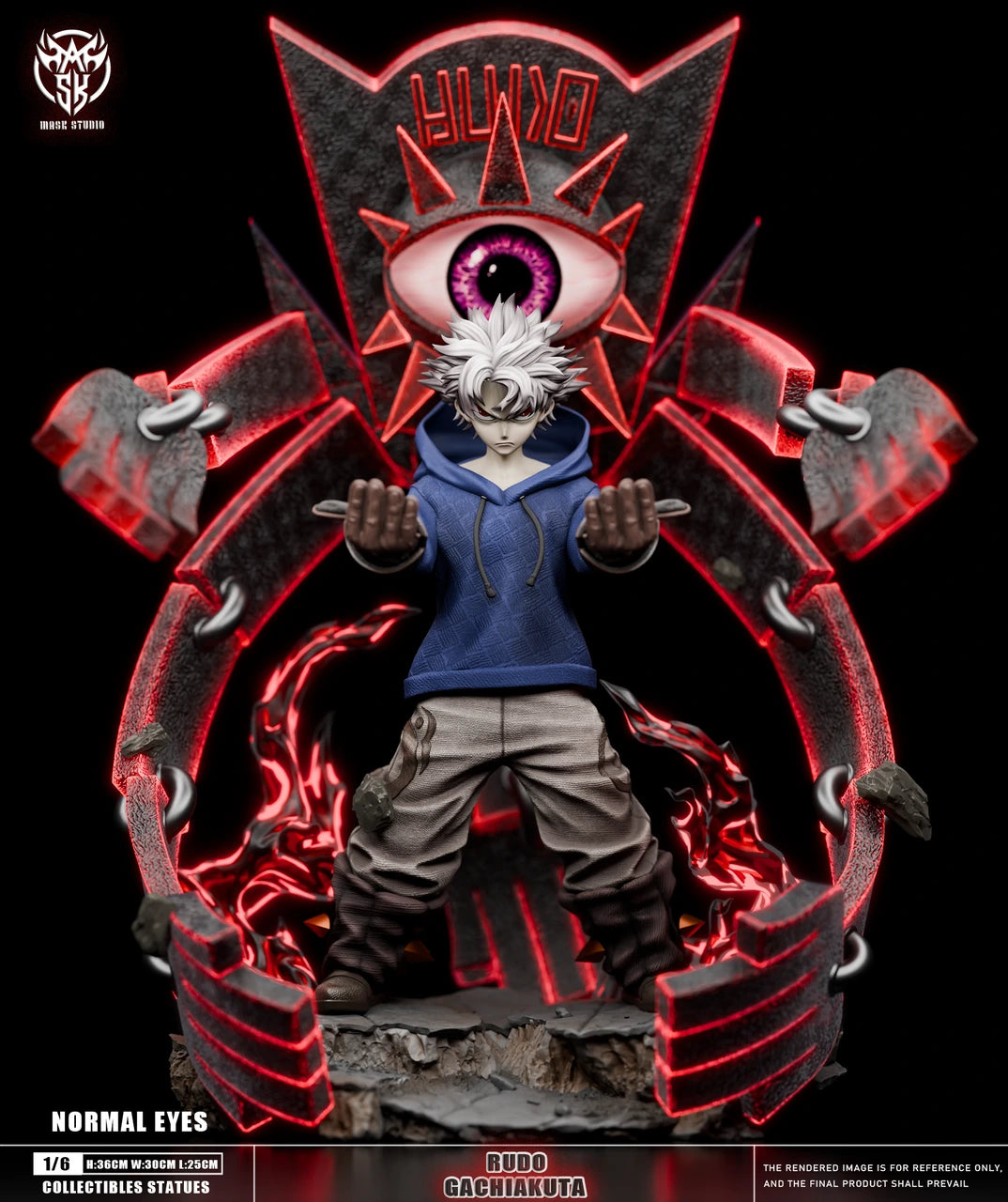 Preventa Resina Surebrec Rudo Figura Gachiakuta Mask  Estudio