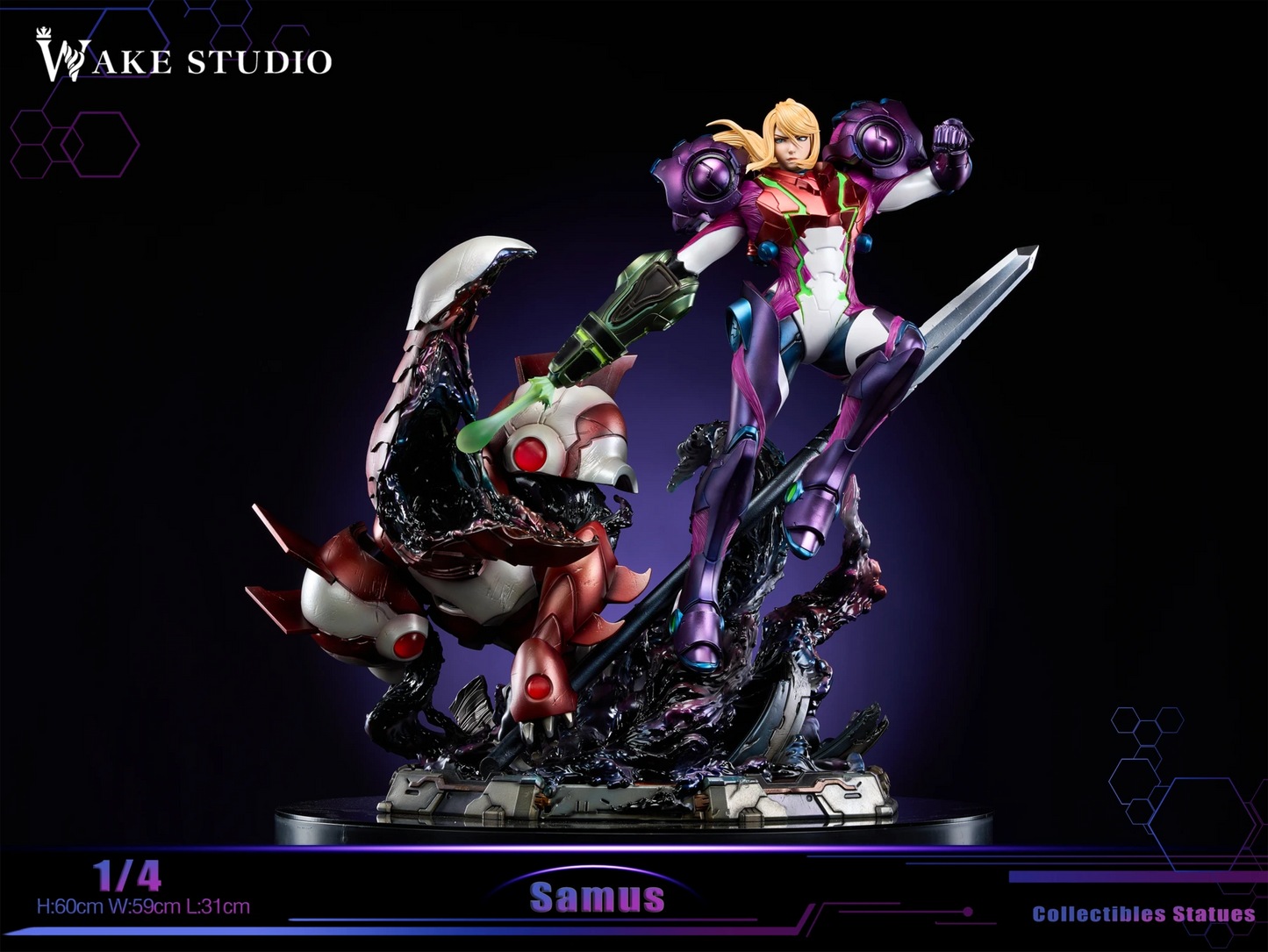 Preventa Resina Samus Figura Metroid Wake Estudio