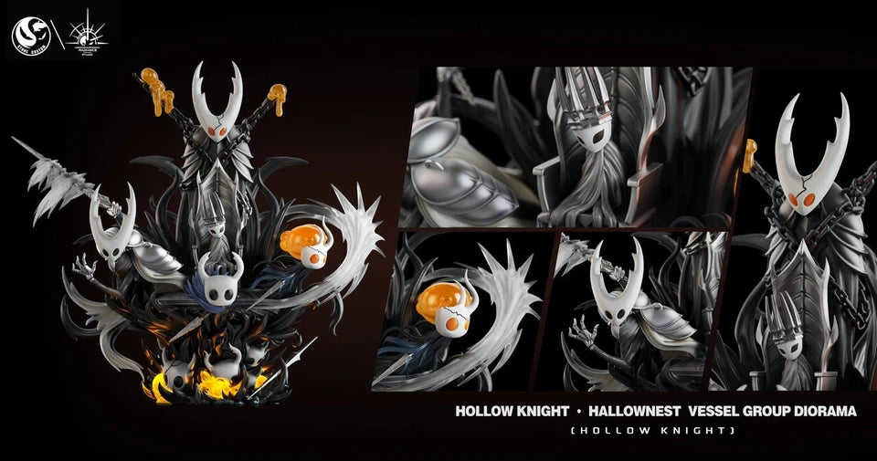 Preventa Resina Hallownest Vessel Group Figura Hollow Knight Stone Custom x Radiance  Estudio