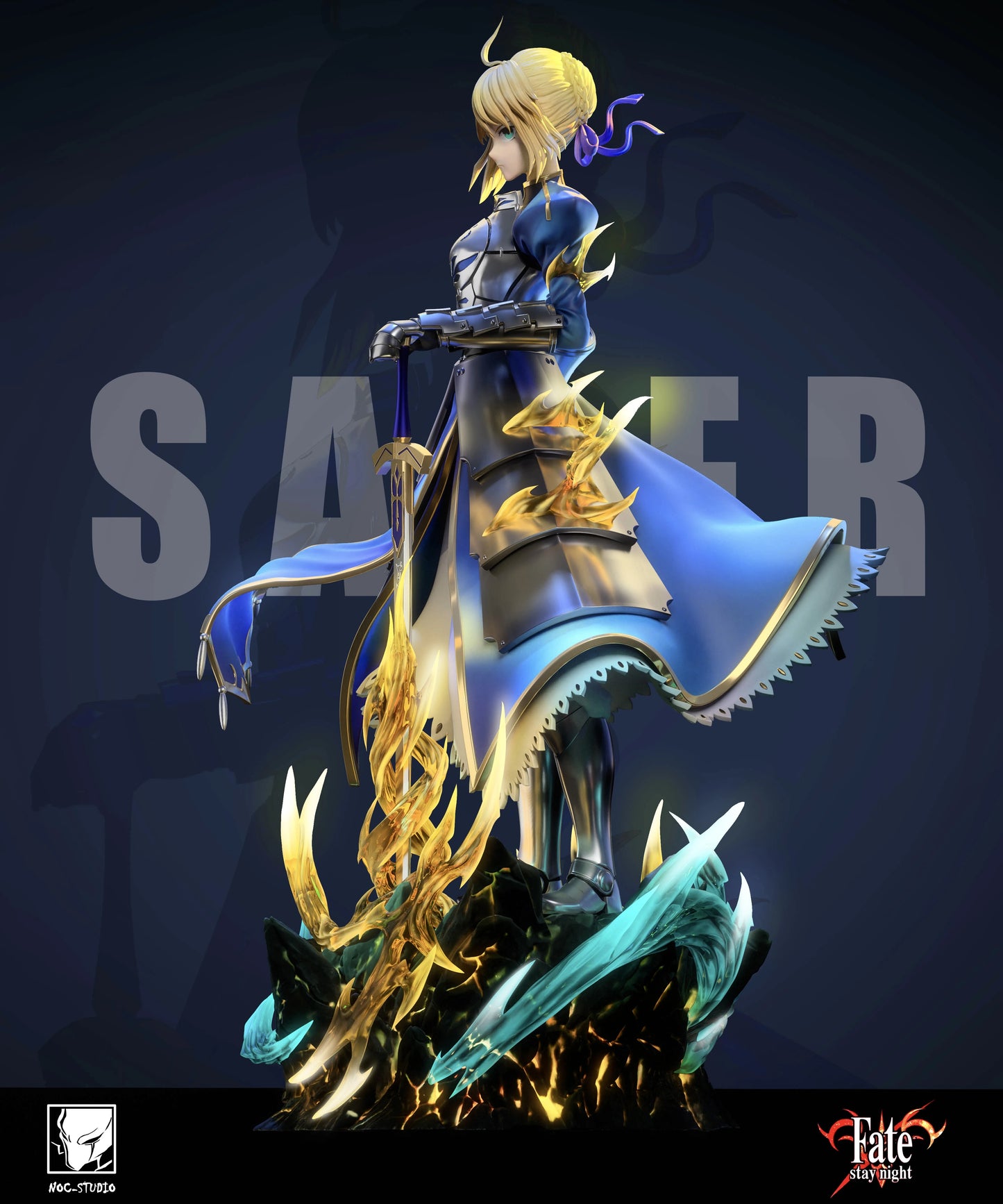 Preventa Resina Artoria Pendragon Figura Fate/Stay Night Noc Estudio