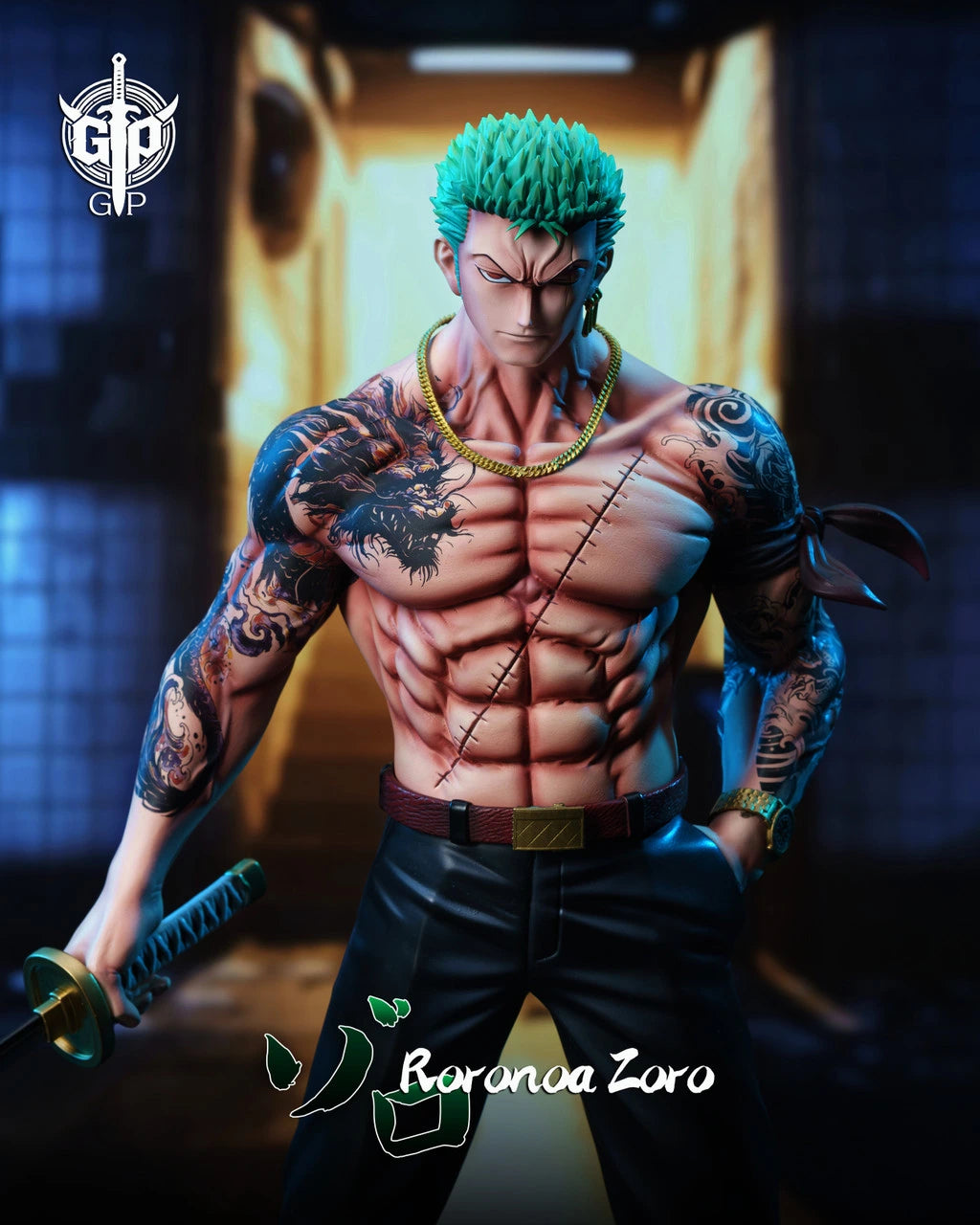 Preventa Resina Zoro Figura One Piece GP Estudio