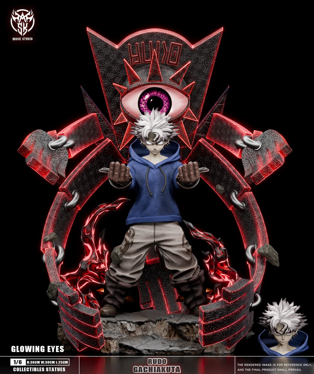 Preventa Resina Surebrec Rudo Figura Gachiakuta Mask  Estudio
