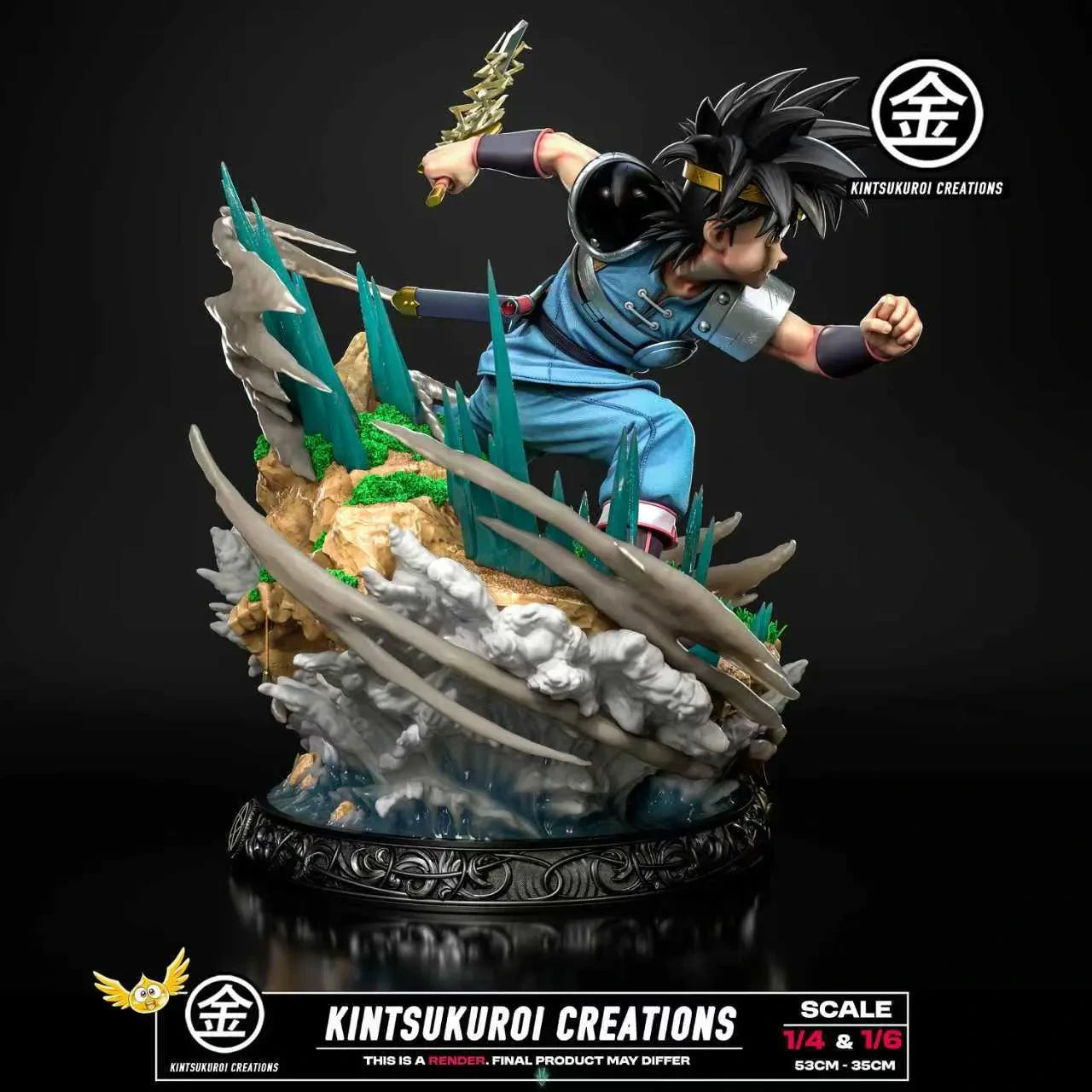 Preventa Resina Dai Figura Dragon Quest: The Adventure of Dai Kintsukuroi Creations Estudio